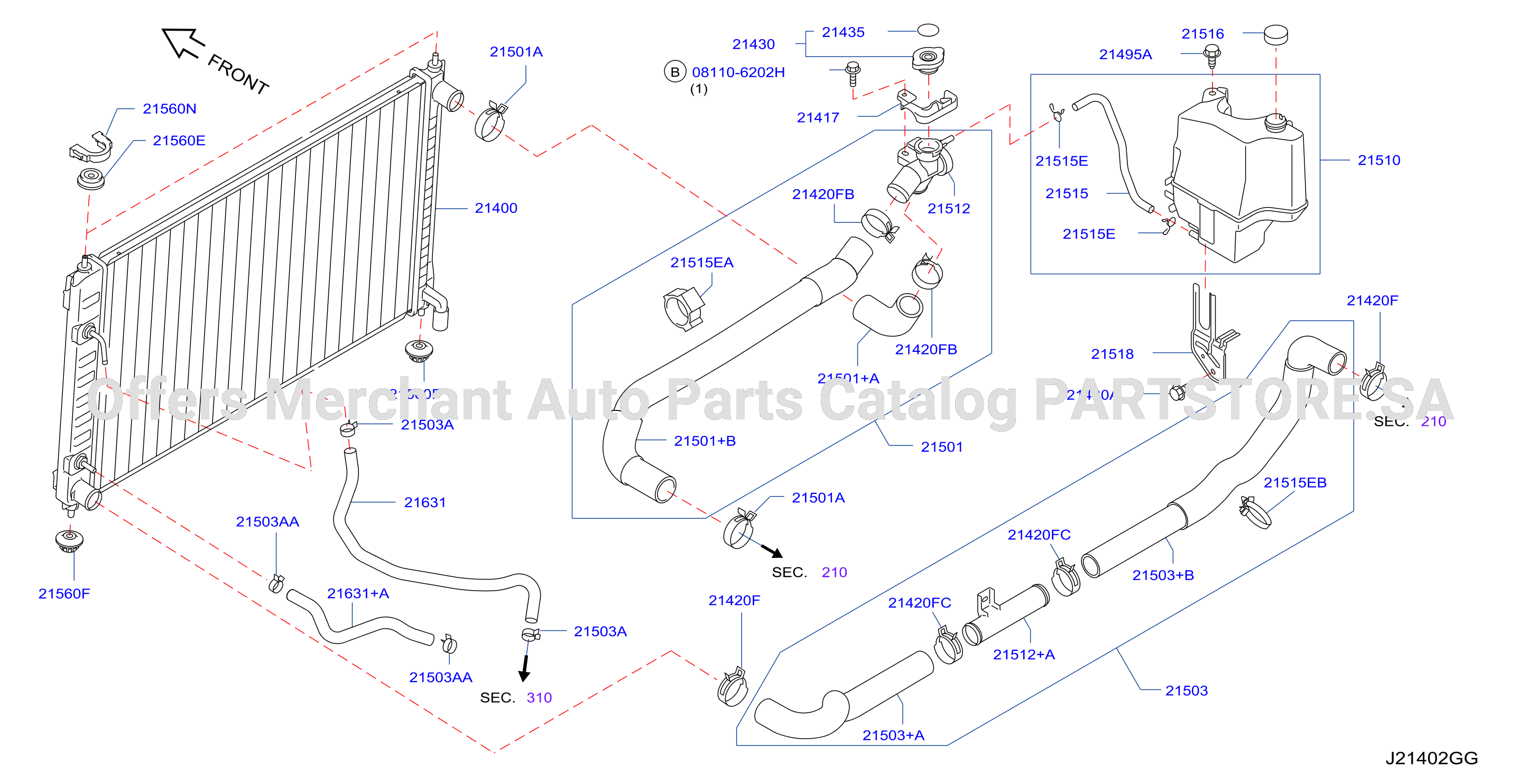 Radiator Shroud Inverter Cooling Fitting Parts