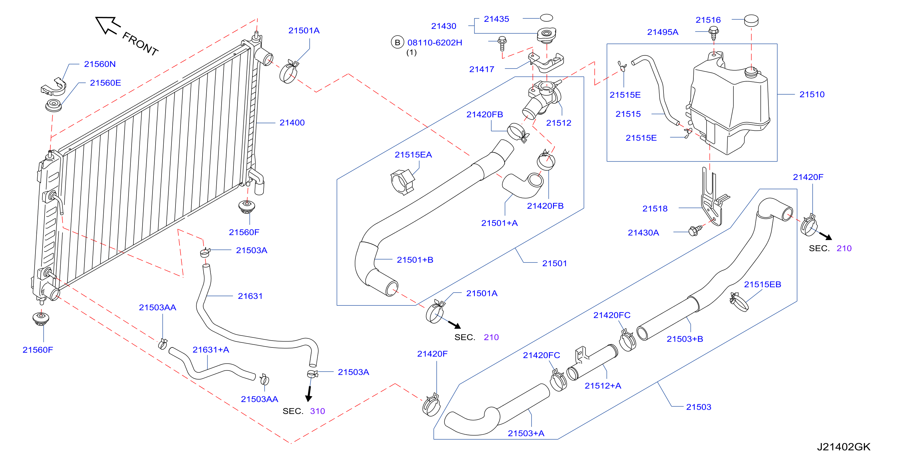 Radiator Shroud Inverter Cooling Fitting Parts