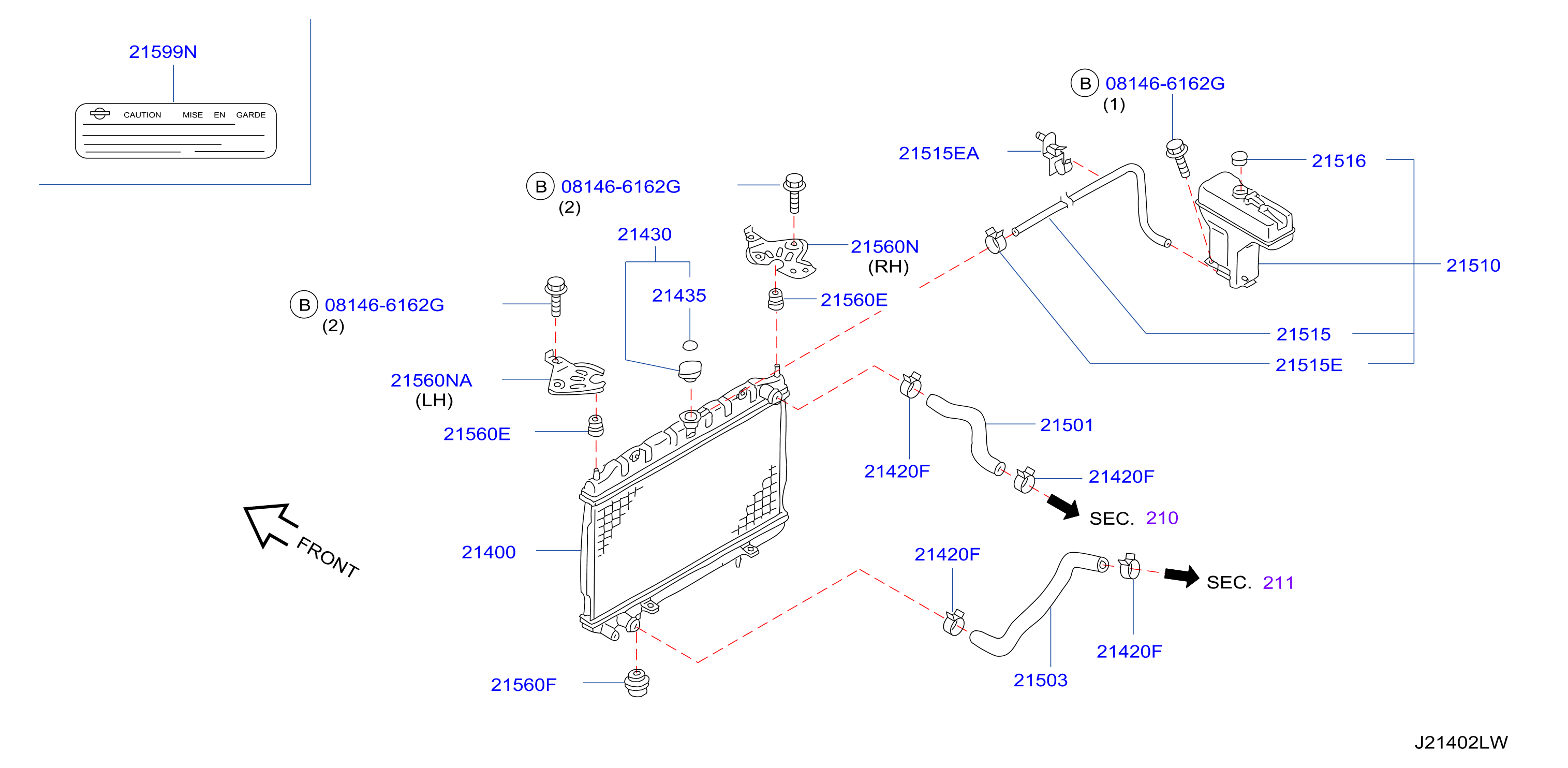 Radiator Shroud Inverter Cooling Fitting Parts