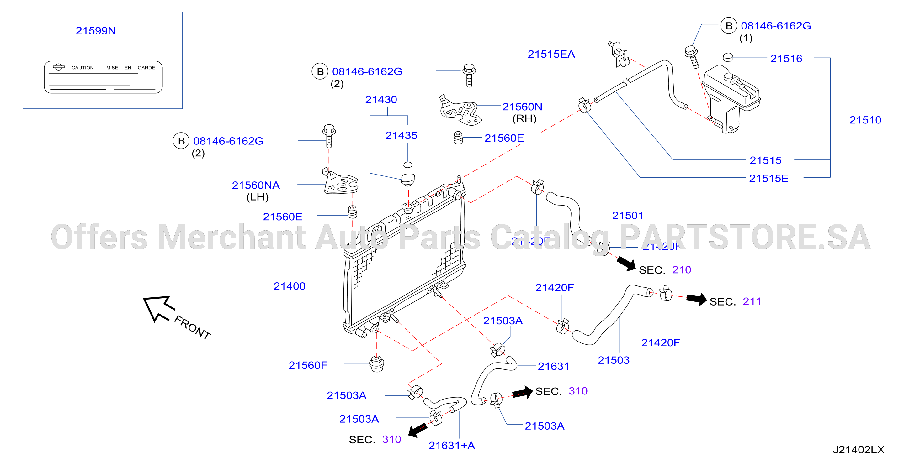 Radiator Shroud Inverter Cooling Fitting Parts