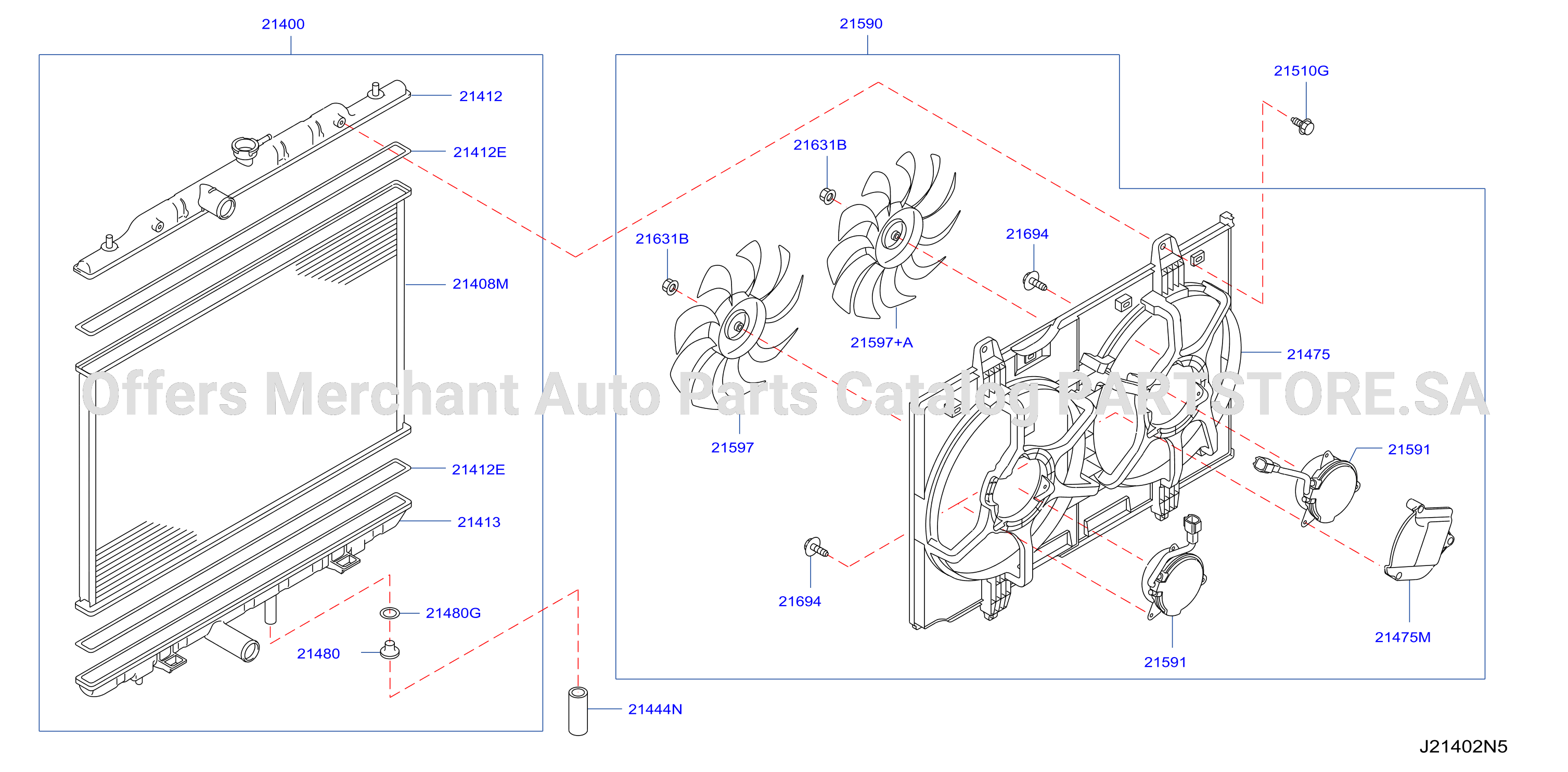 Radiator Shroud Inverter Cooling Radiator