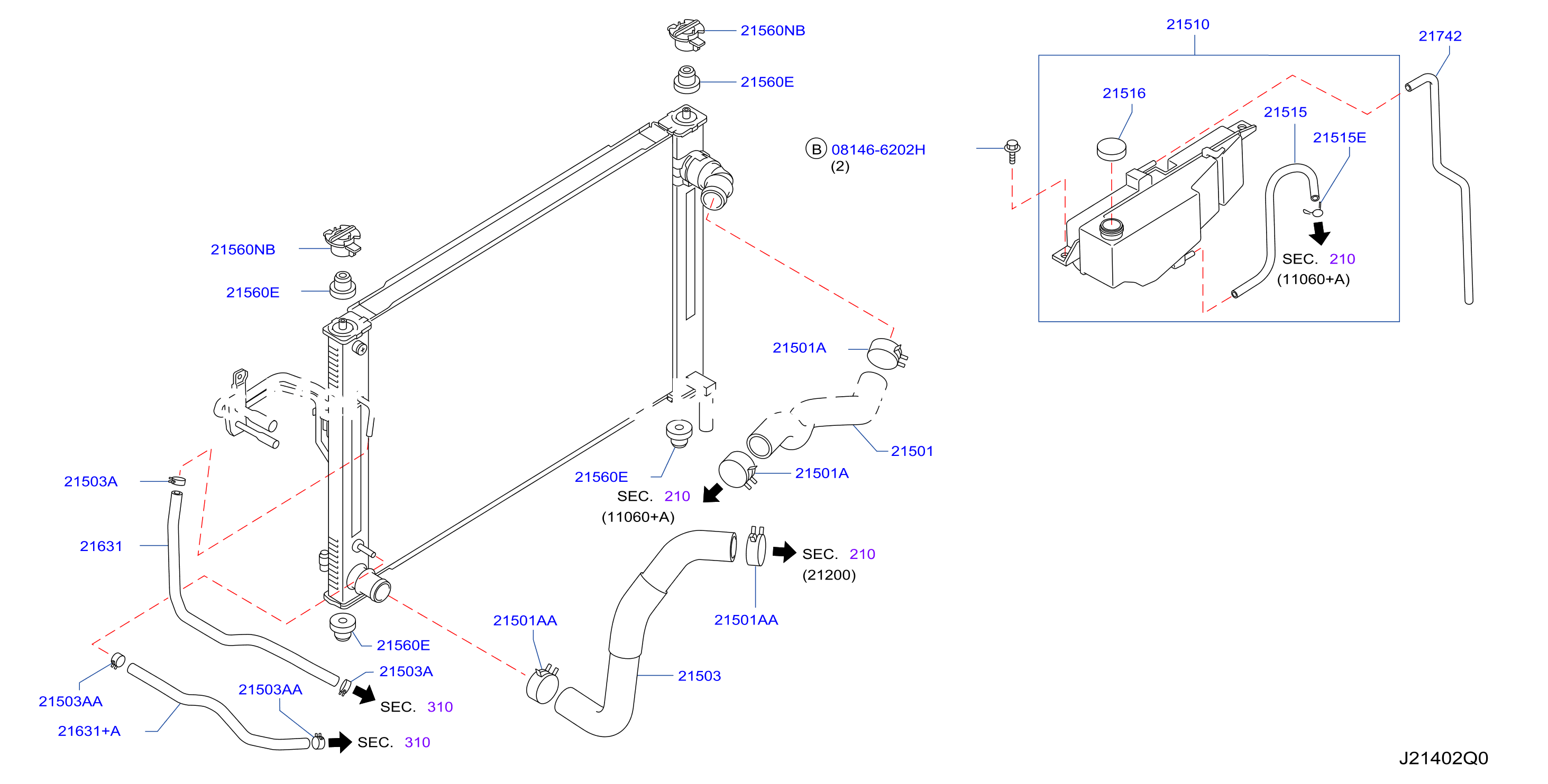 Radiator Shroud Inverter Cooling Fitting Parts