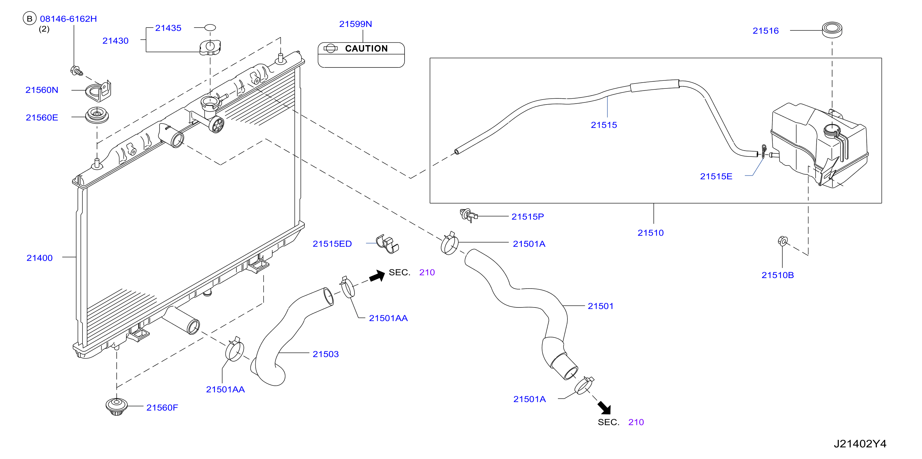 Radiator Shroud Inverter Cooling Fitting Parts