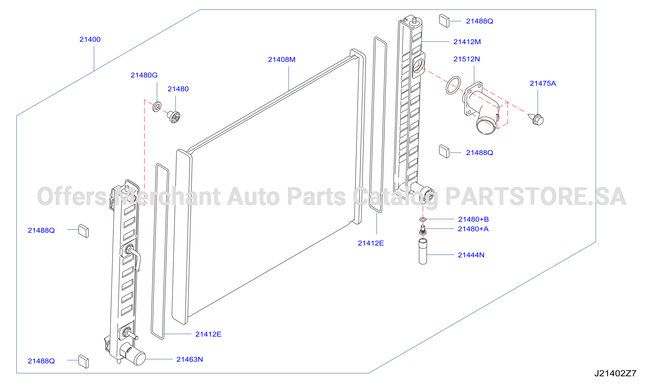 Radiator Shroud Inverter Cooling Radiator