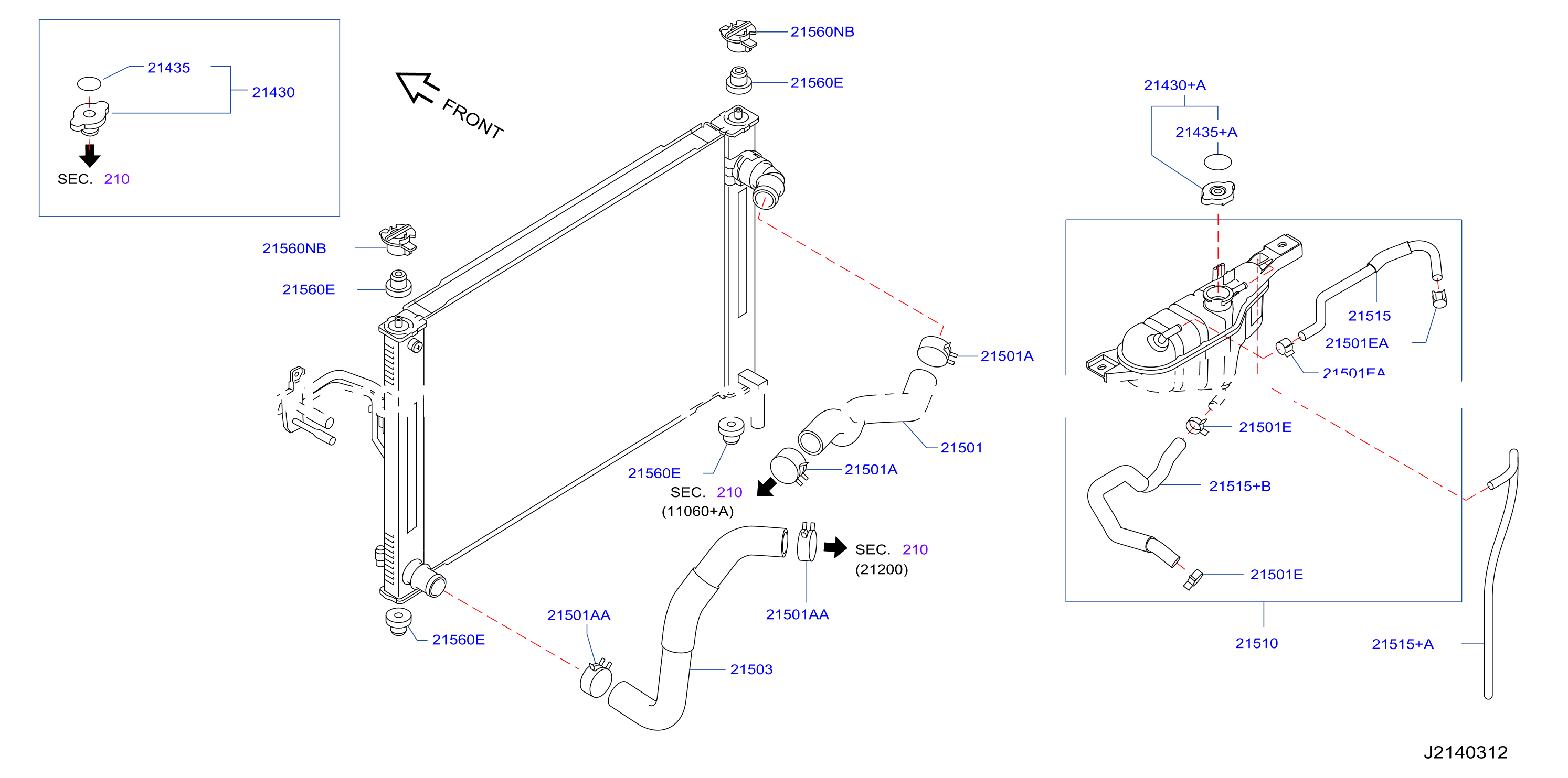 Radiator Shroud Inverter Cooling Fitting Parts 2