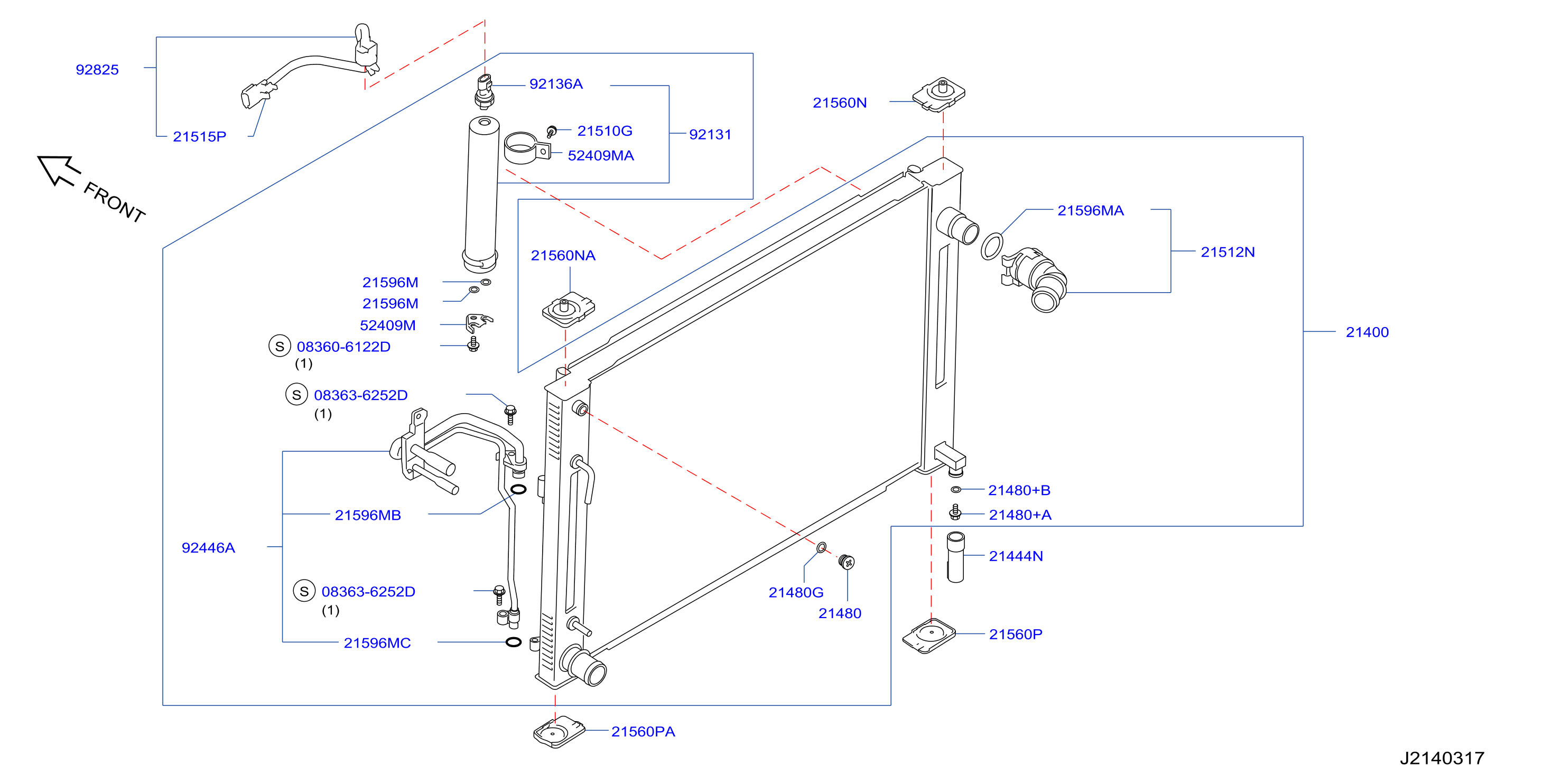 Radiator Shroud Inverter Cooling Radiator