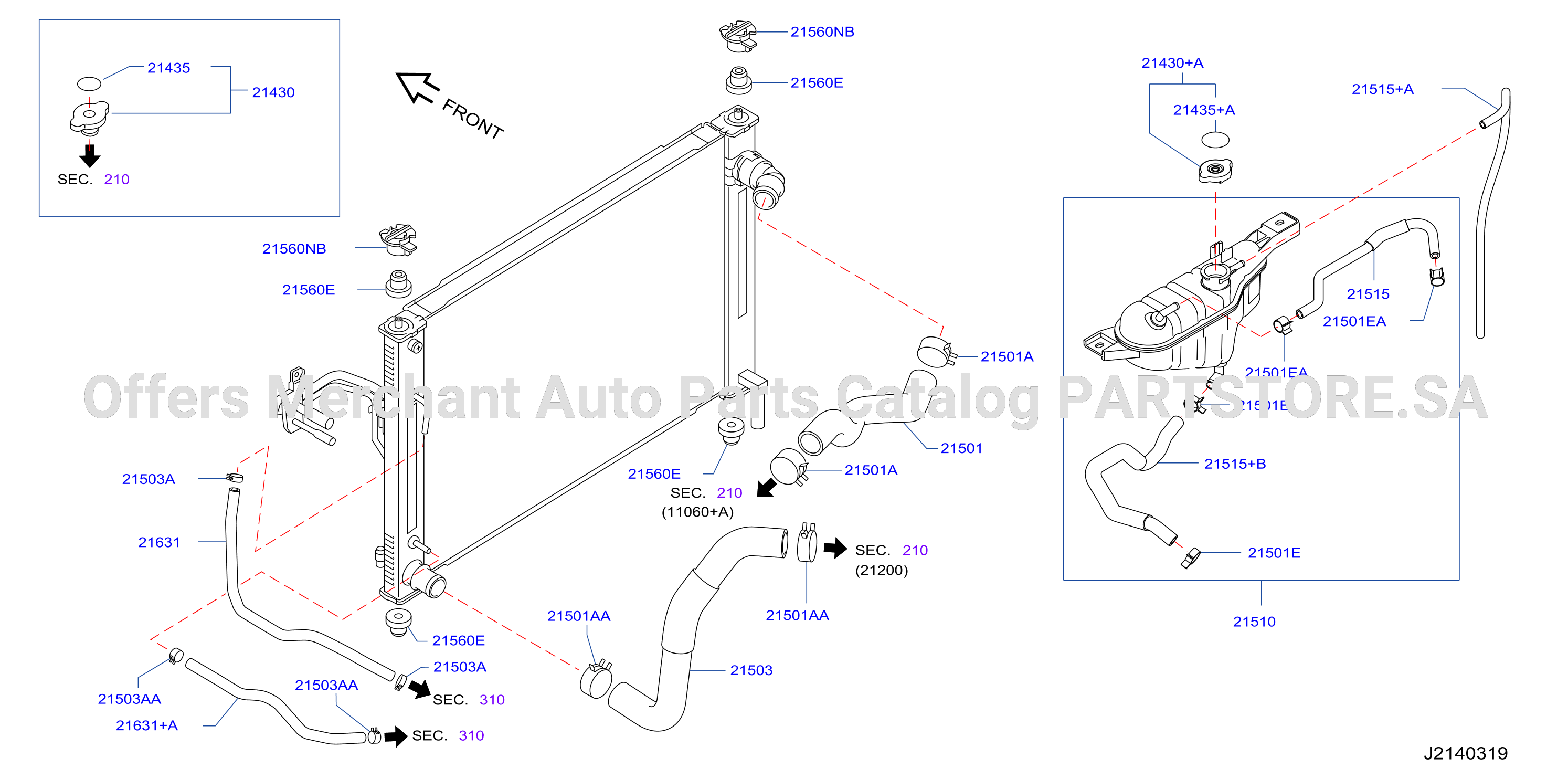 Radiator Shroud Inverter Cooling Fitting Parts 2