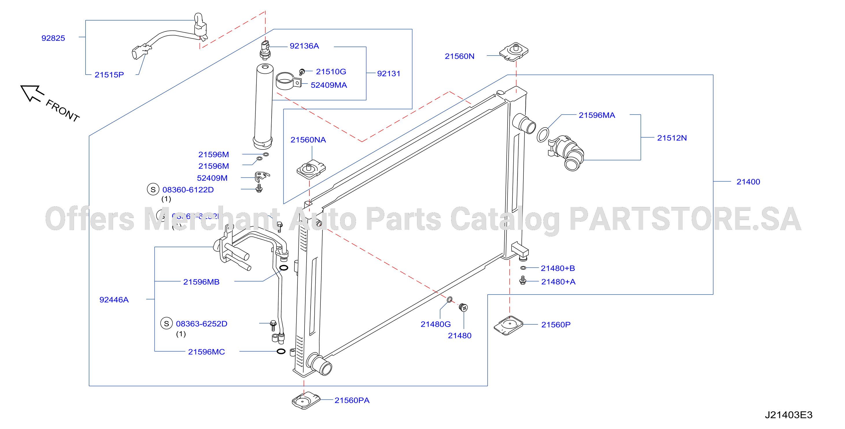 Radiator Shroud Inverter Cooling Radiator