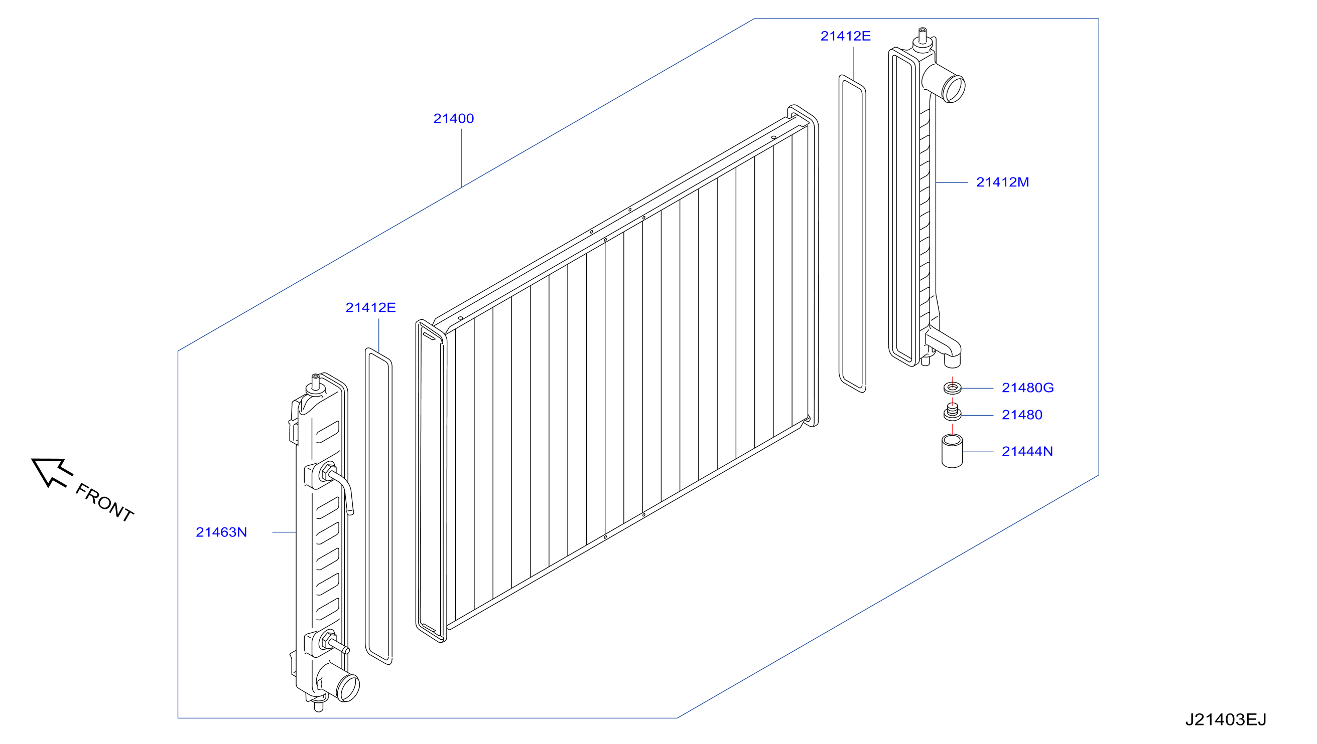 Radiator Shroud Inverter Cooling Radiator