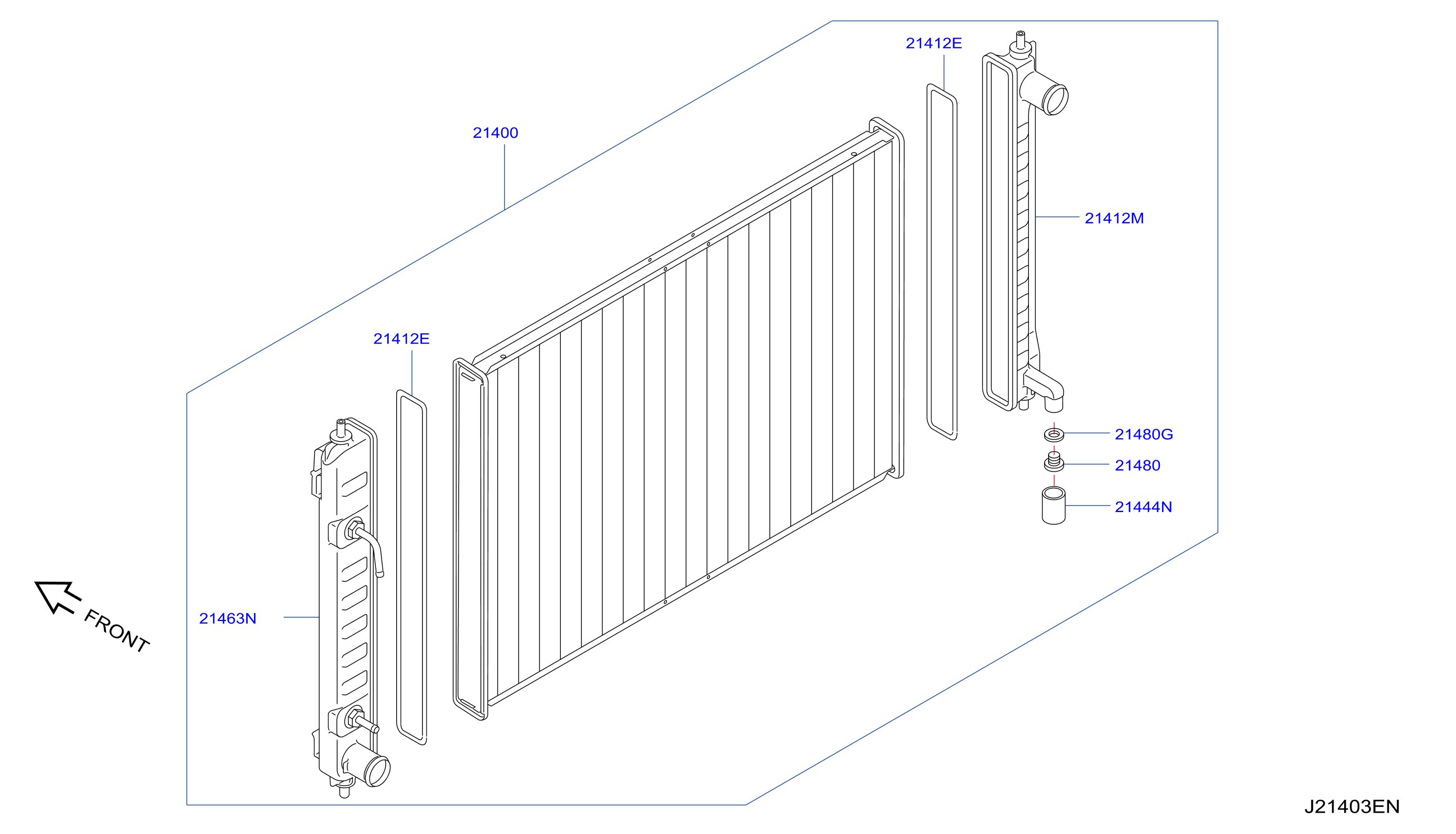 Radiator Shroud Inverter Cooling Radiator