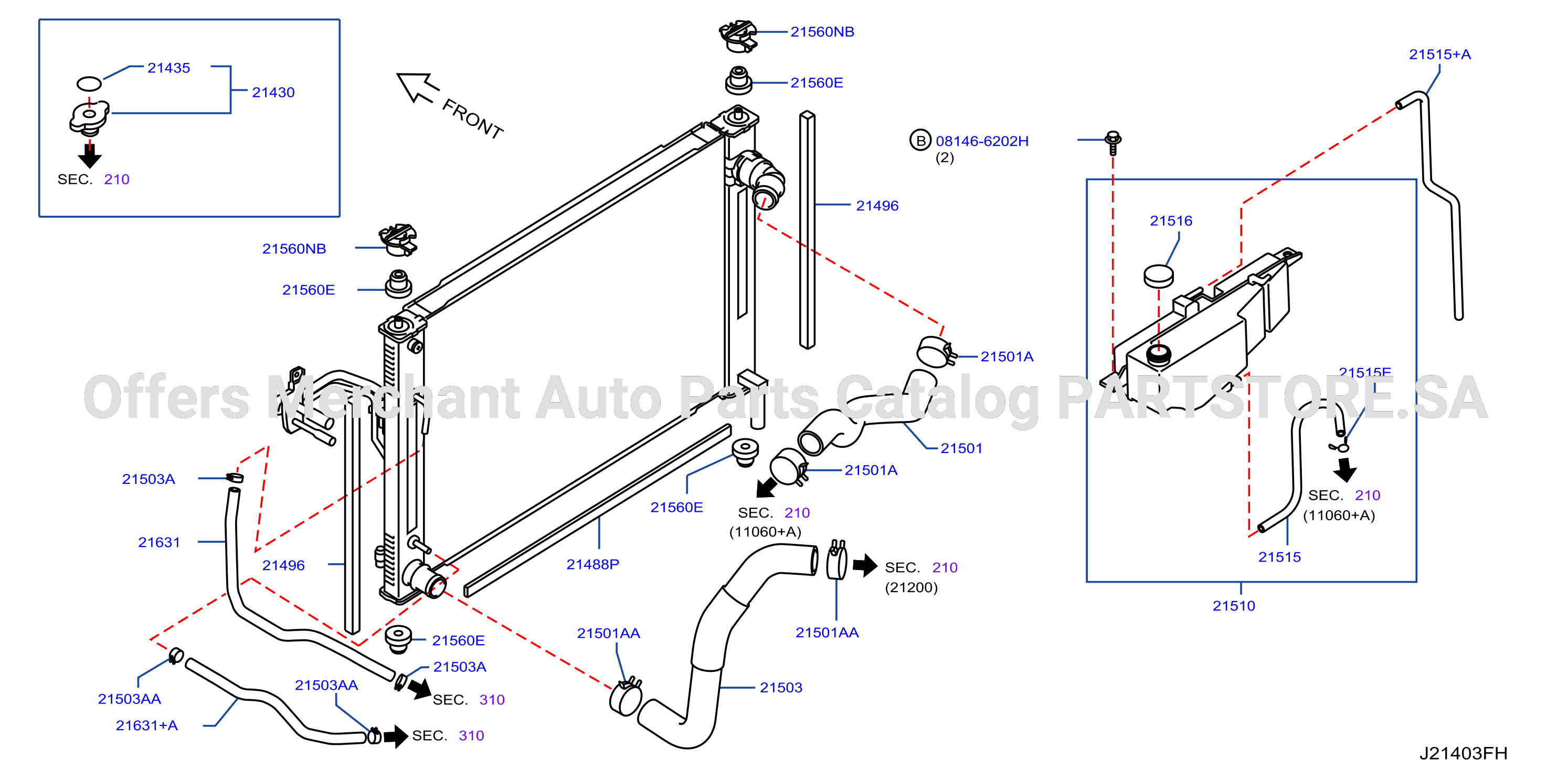 Radiator Shroud Inverter Cooling Fitting Parts