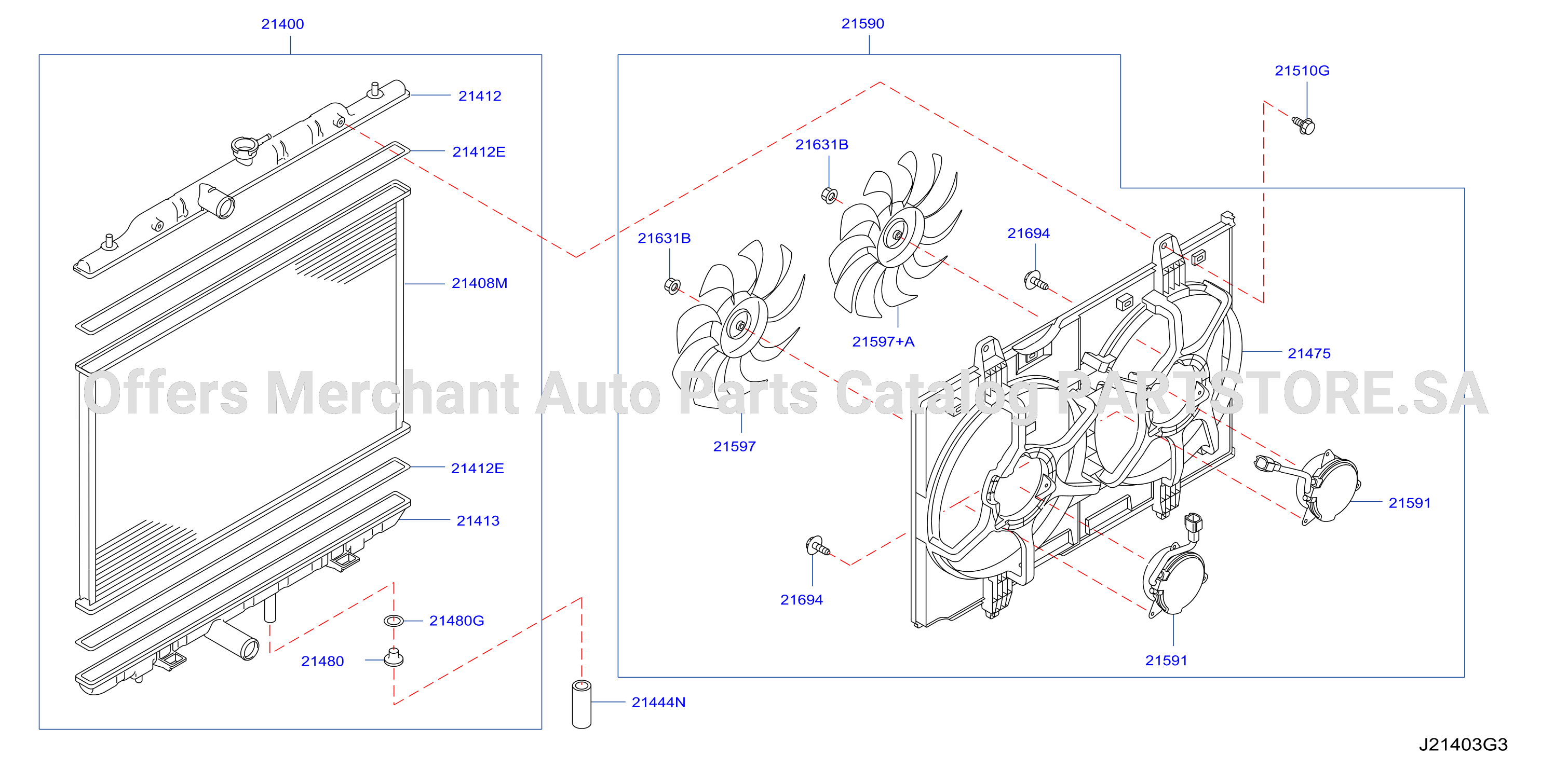 Radiator Shroud Inverter Cooling Radiator Shroud
