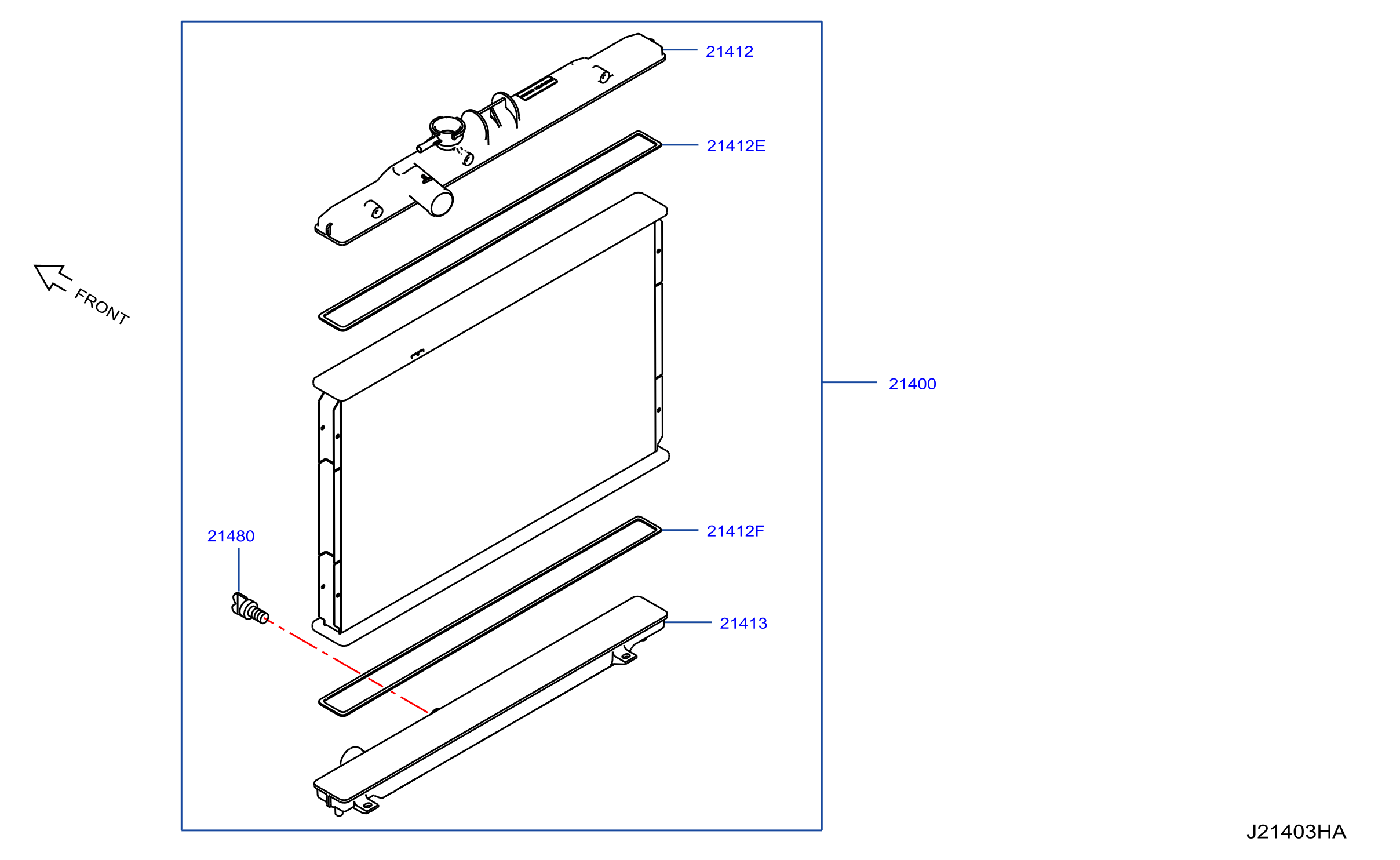 Radiator Shroud Inverter Cooling Radiator
