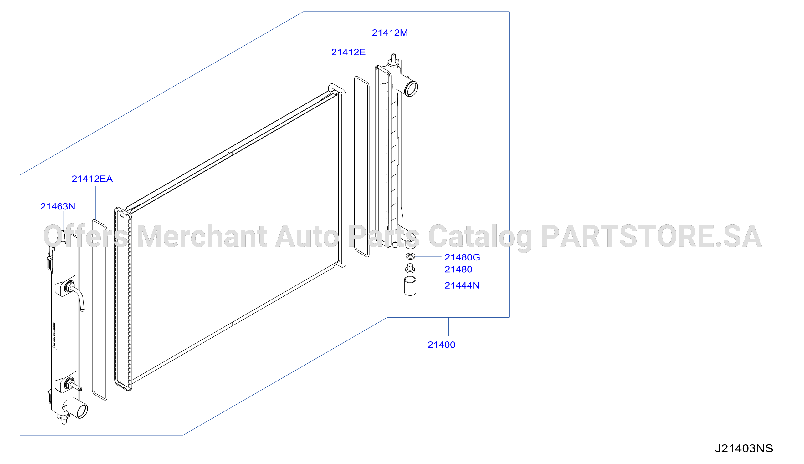 Radiator Shroud Inverter Cooling Radiator