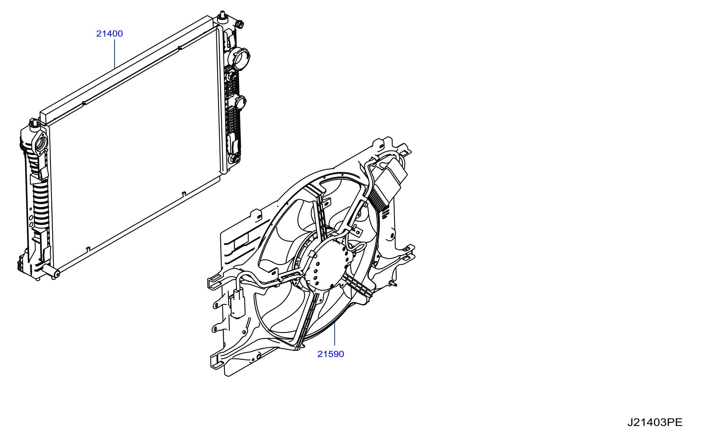 Radiator Shroud Inverter Cooling Shroud