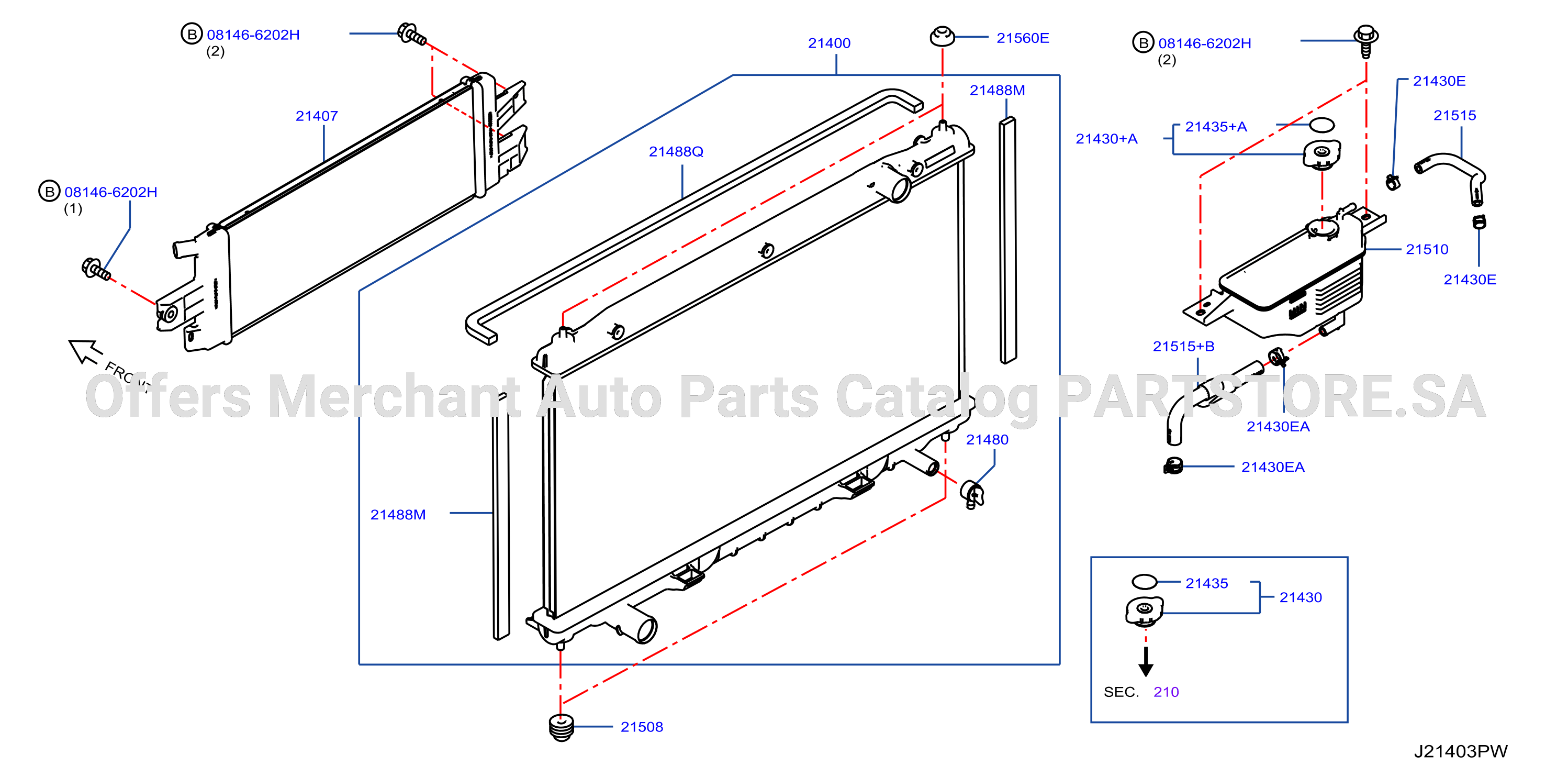 Radiator Shroud Inverter Cooling Radiator