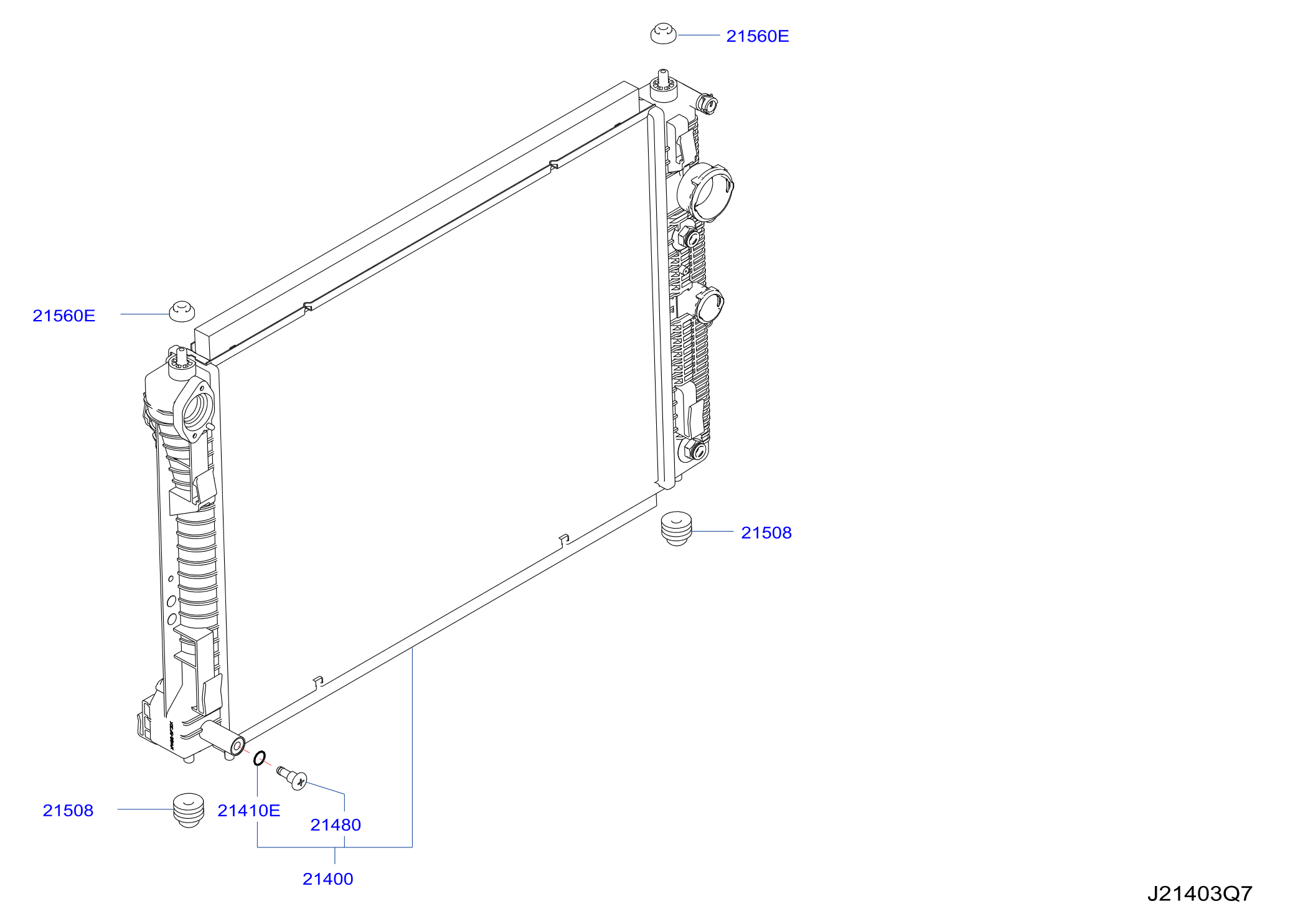 Radiator Shroud Inverter Cooling Radiator