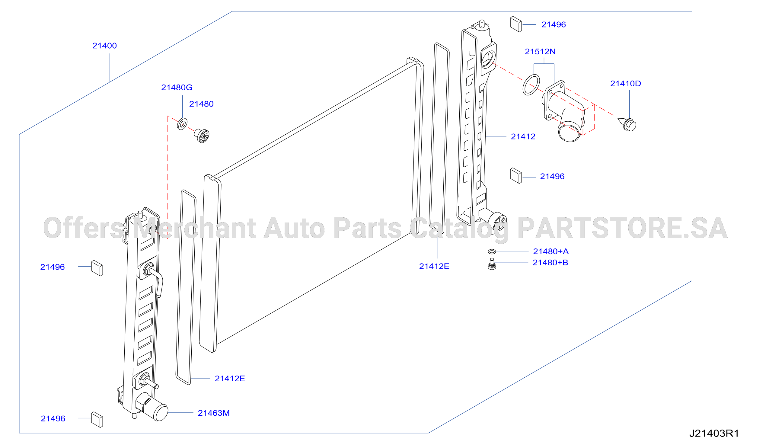 Radiator Shroud Inverter Cooling Radiator