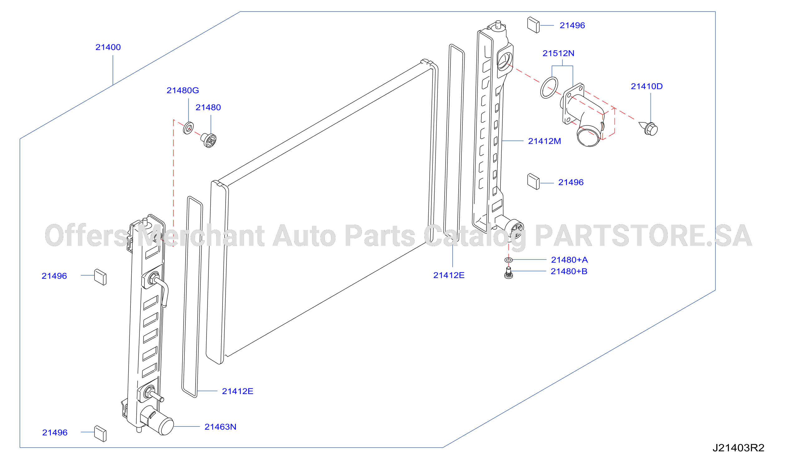 Radiator Shroud Inverter Cooling Radiator