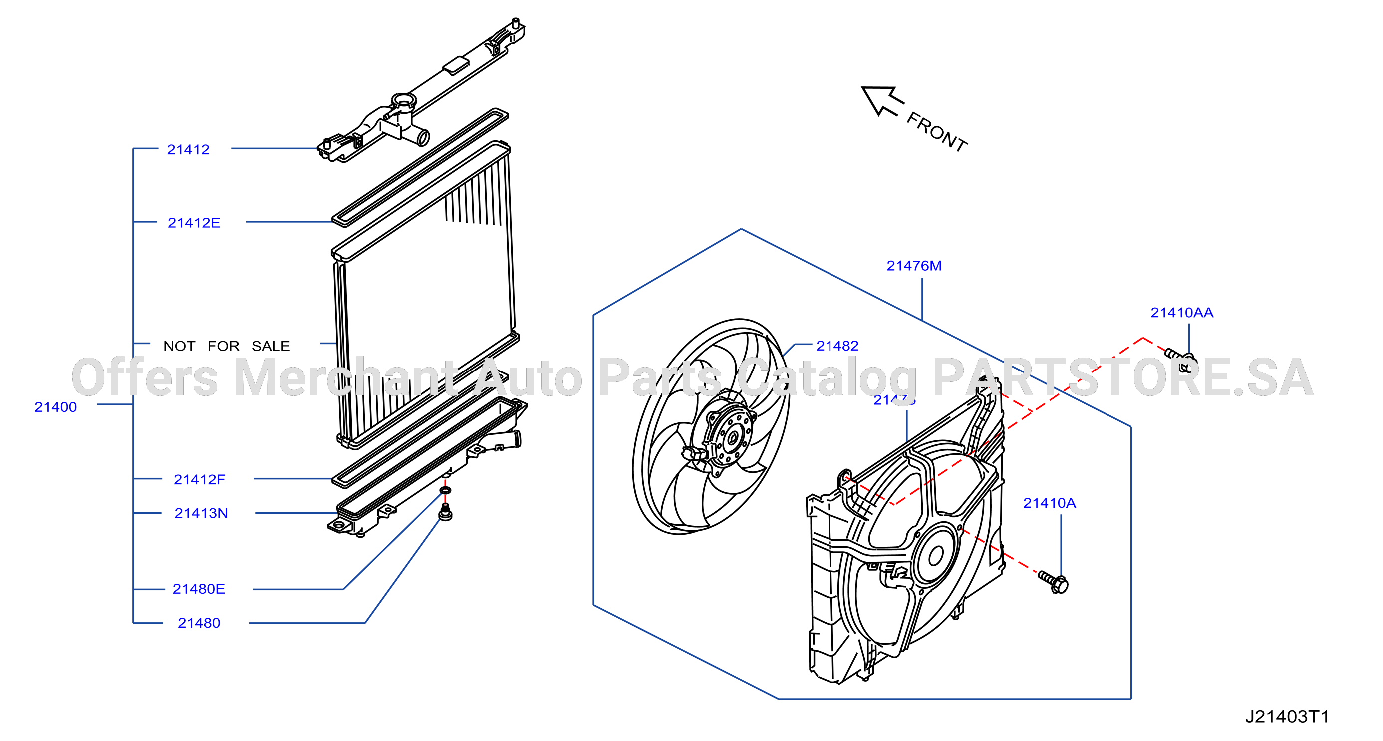 Radiator Shroud Inverter Cooling Radiator