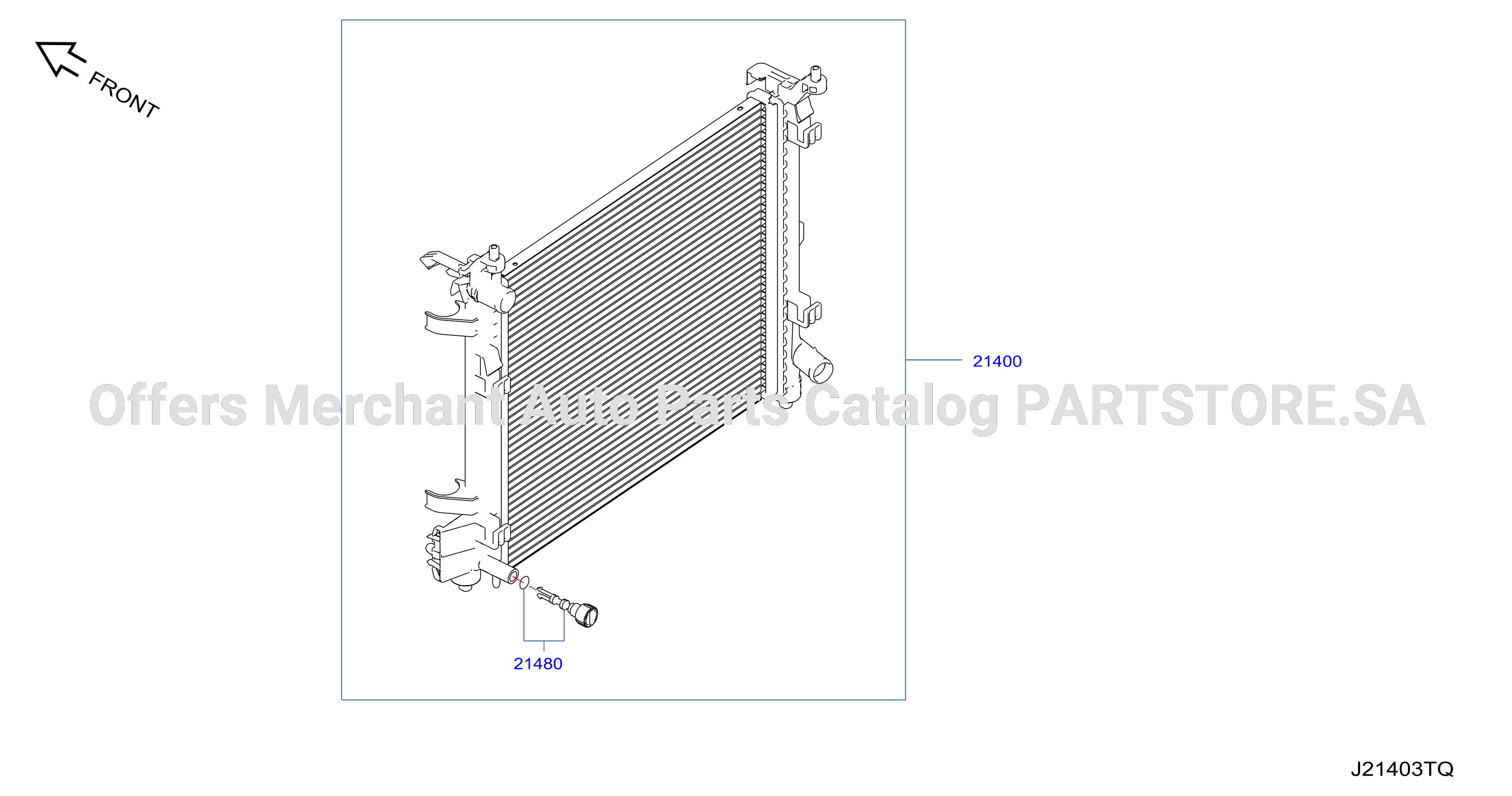 Radiator Shroud Inverter Cooling Radiator