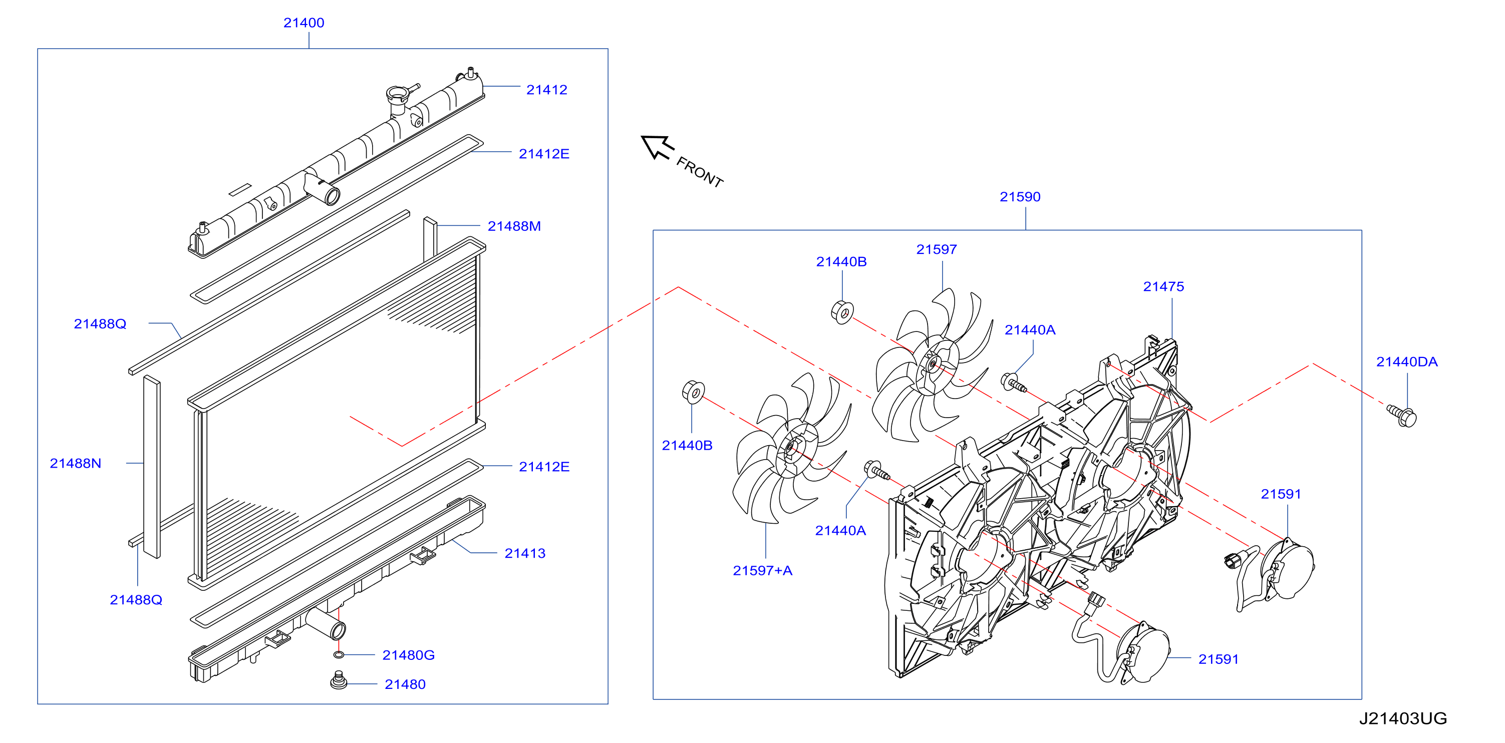 Radiator Shroud Inverter Cooling Radiator