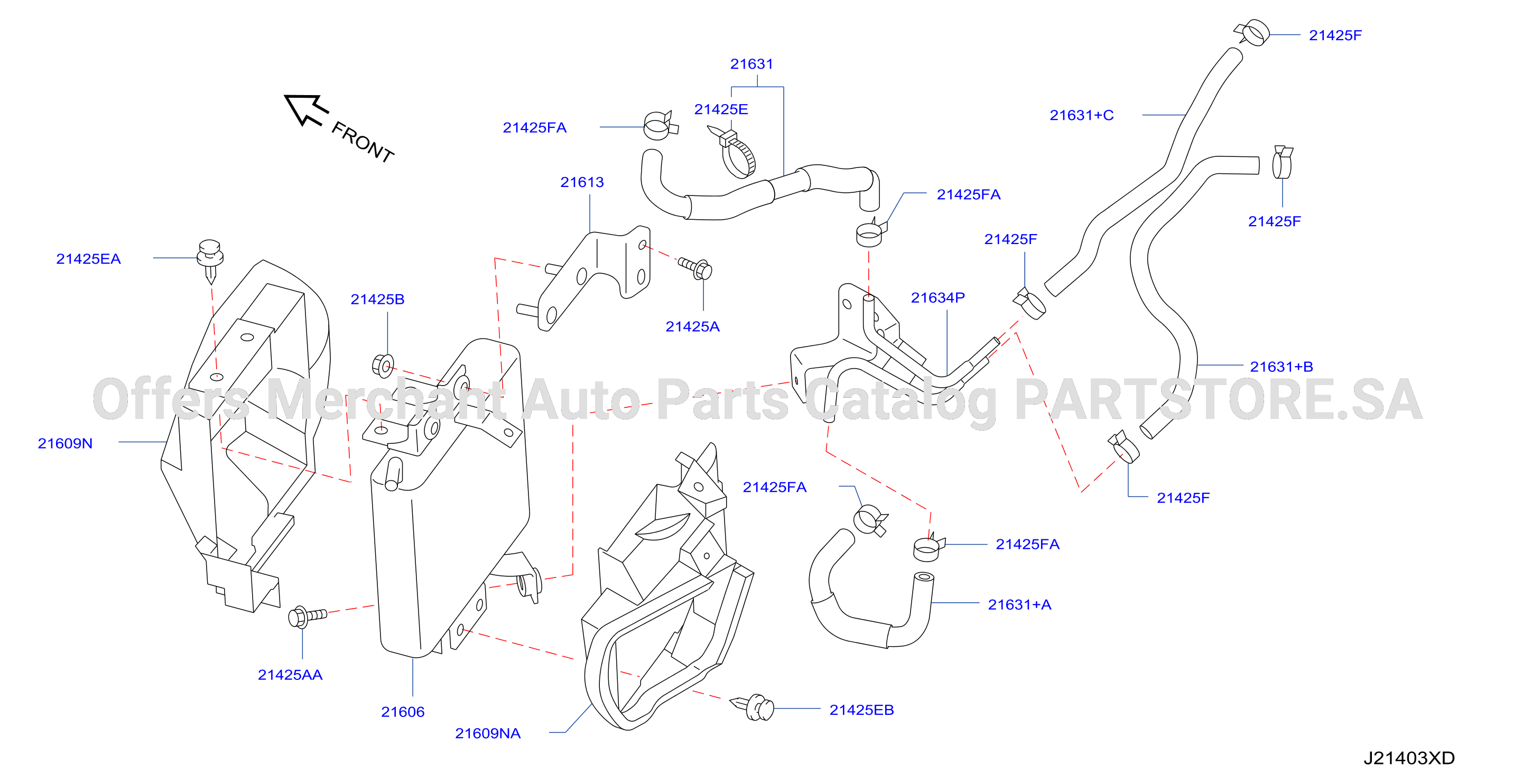 Radiator Shroud Inverter Cooling Fitting Parts 2