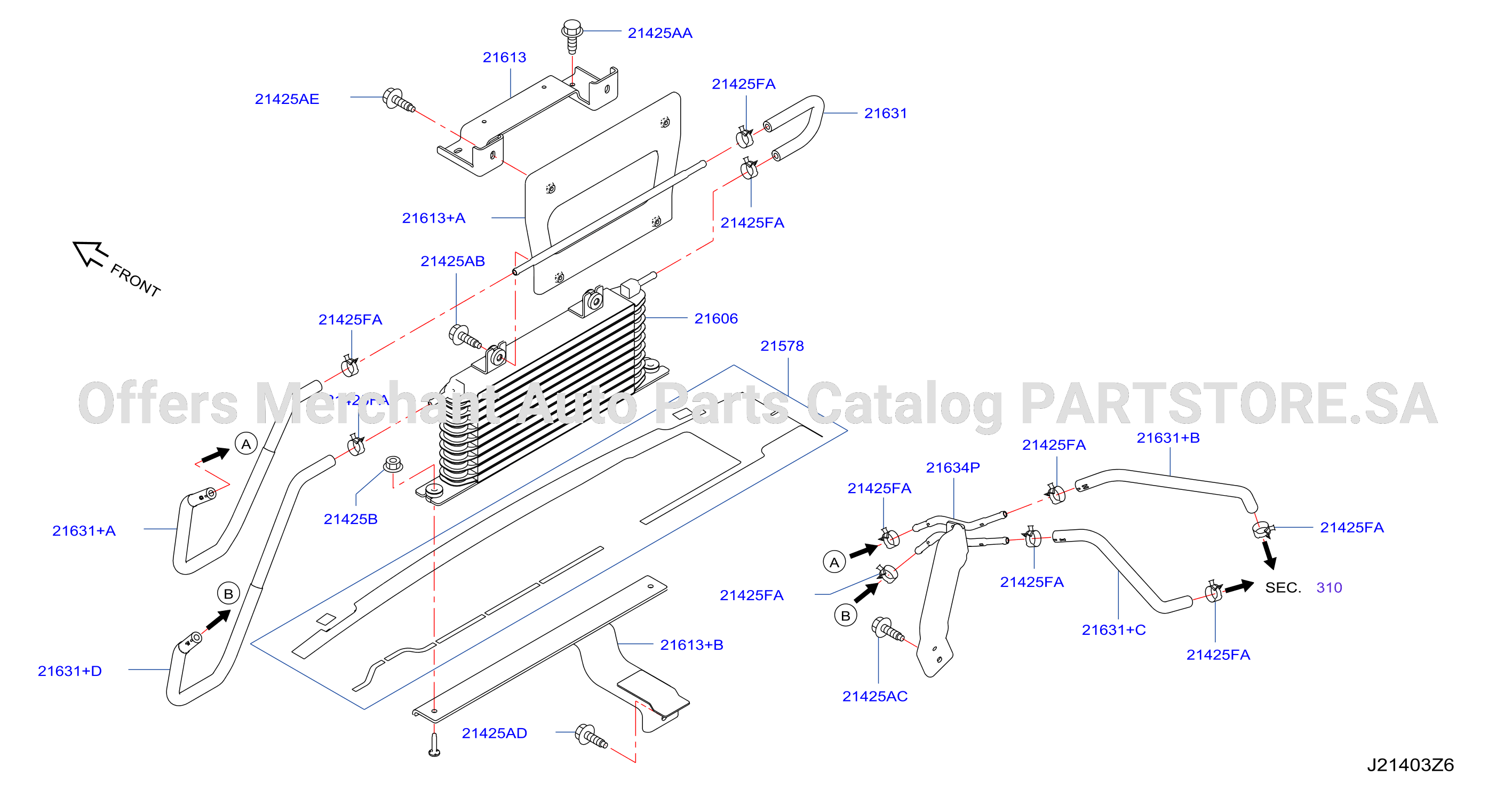 Radiator Shroud Inverter Cooling Oil Cooler