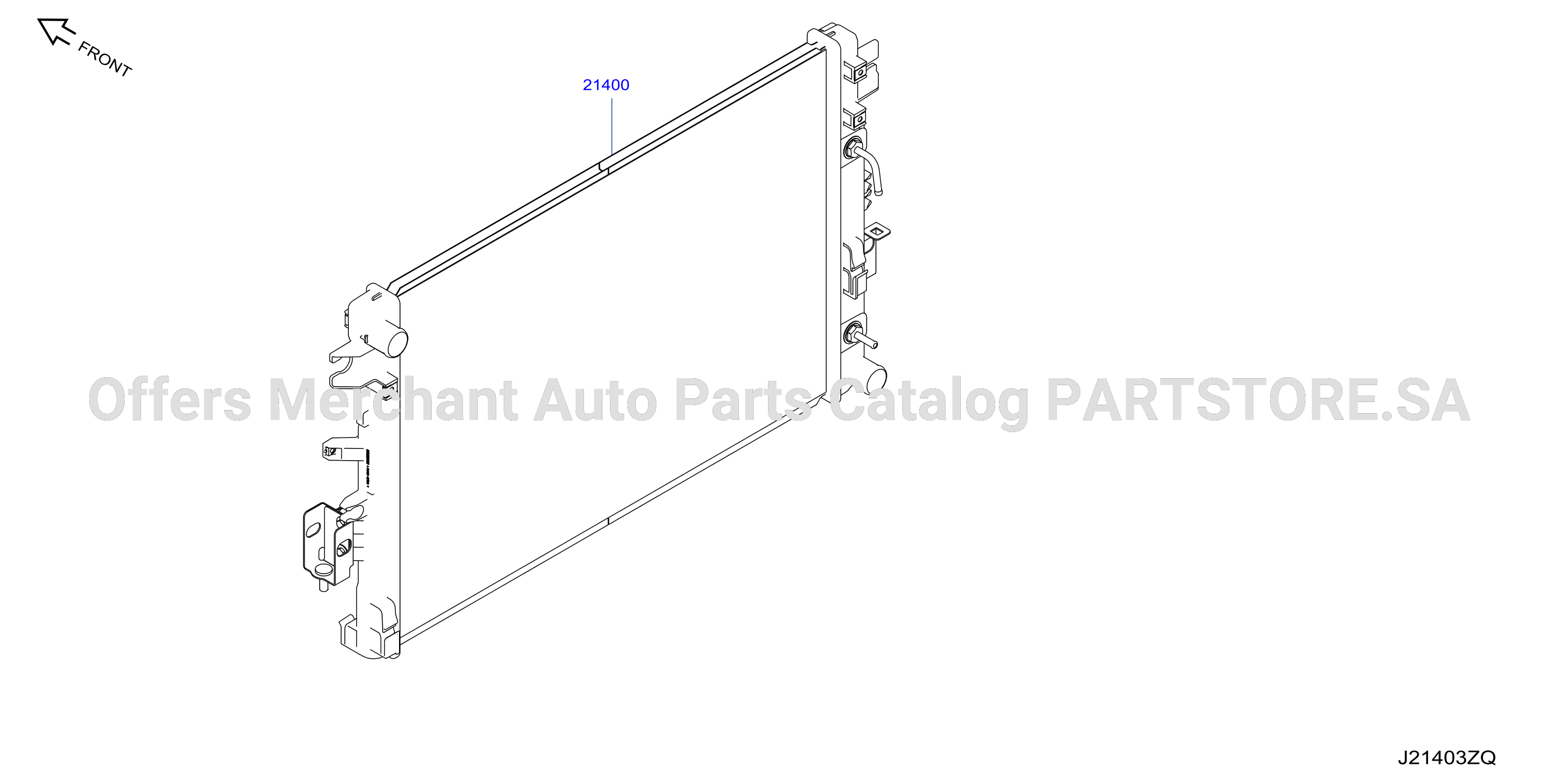 Radiator Shroud Inverter Cooling Radiator