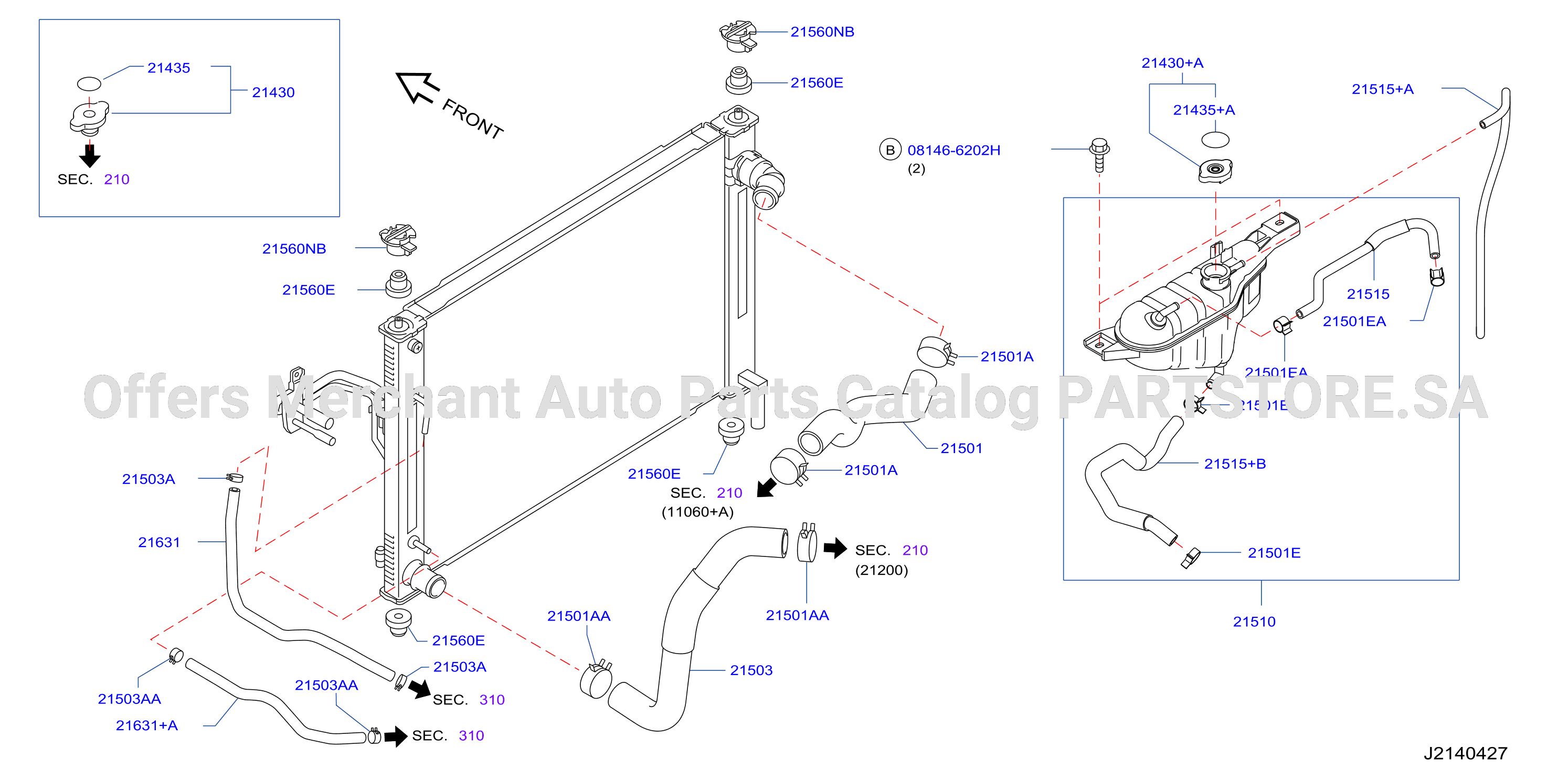 Radiator Shroud Inverter Cooling Fitting Parts 2