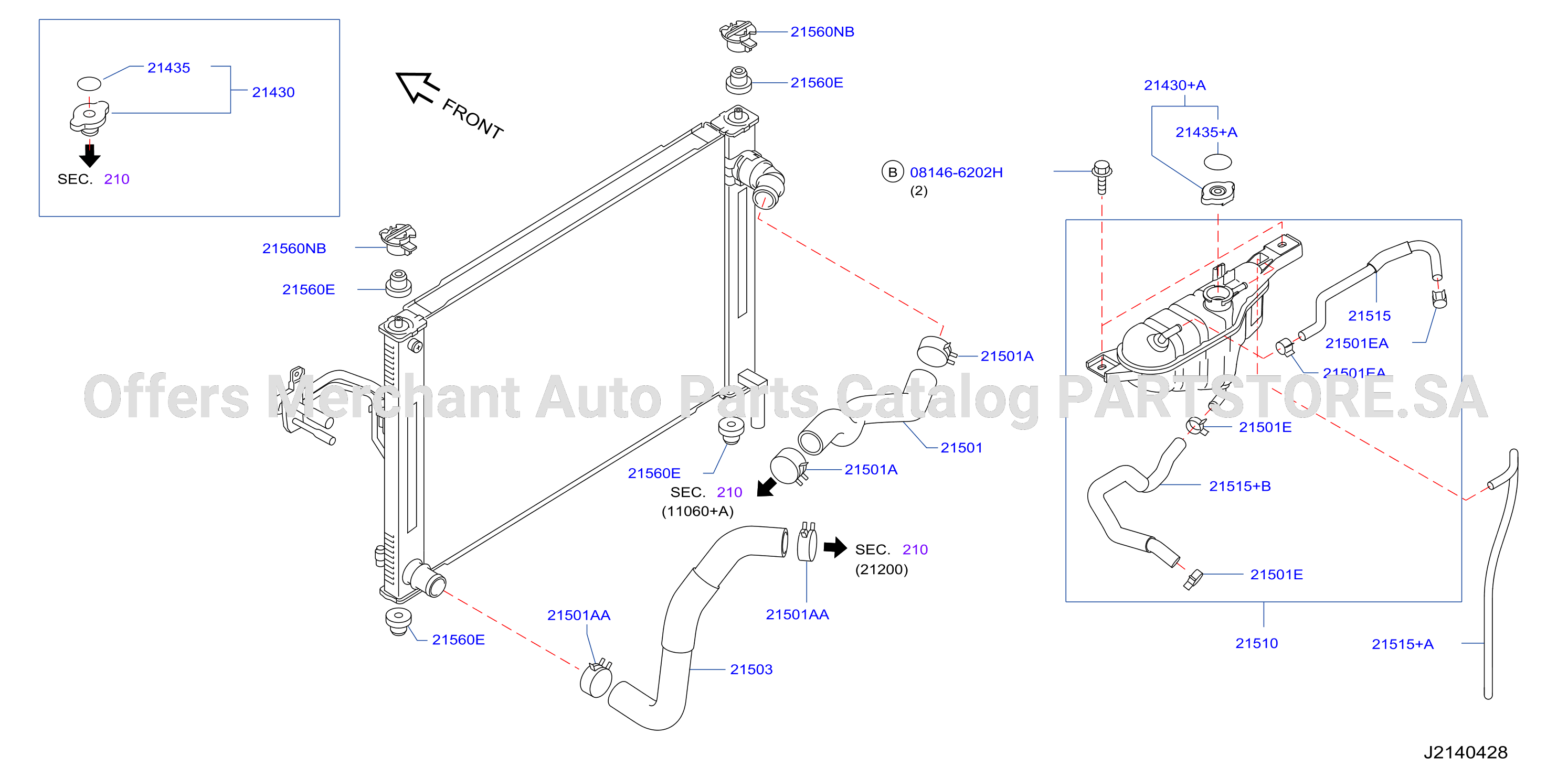 Radiator Shroud Inverter Cooling Fitting Parts 2