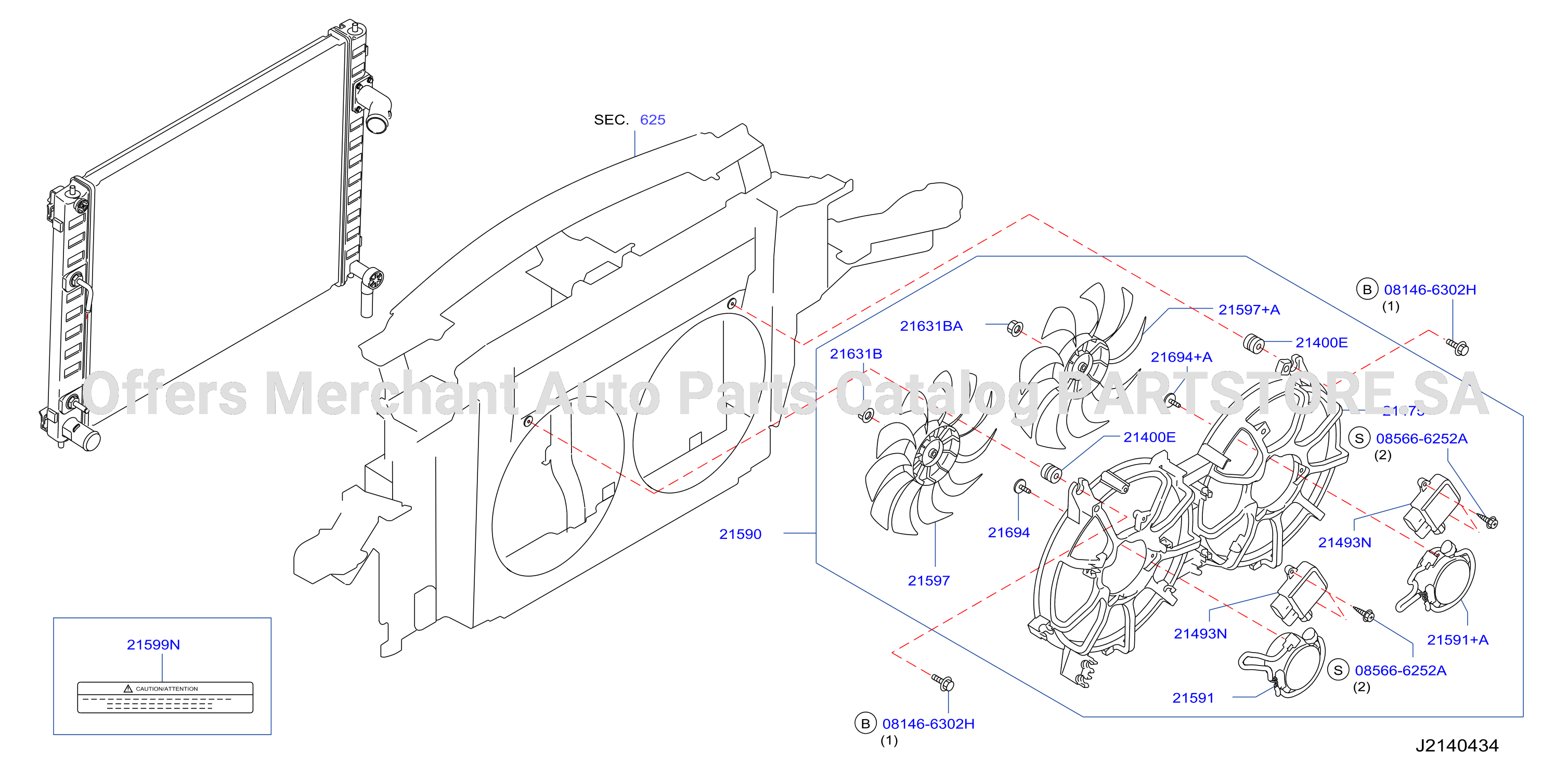 Radiator Shroud Inverter Cooling Fitting Parts 2 For Gcc