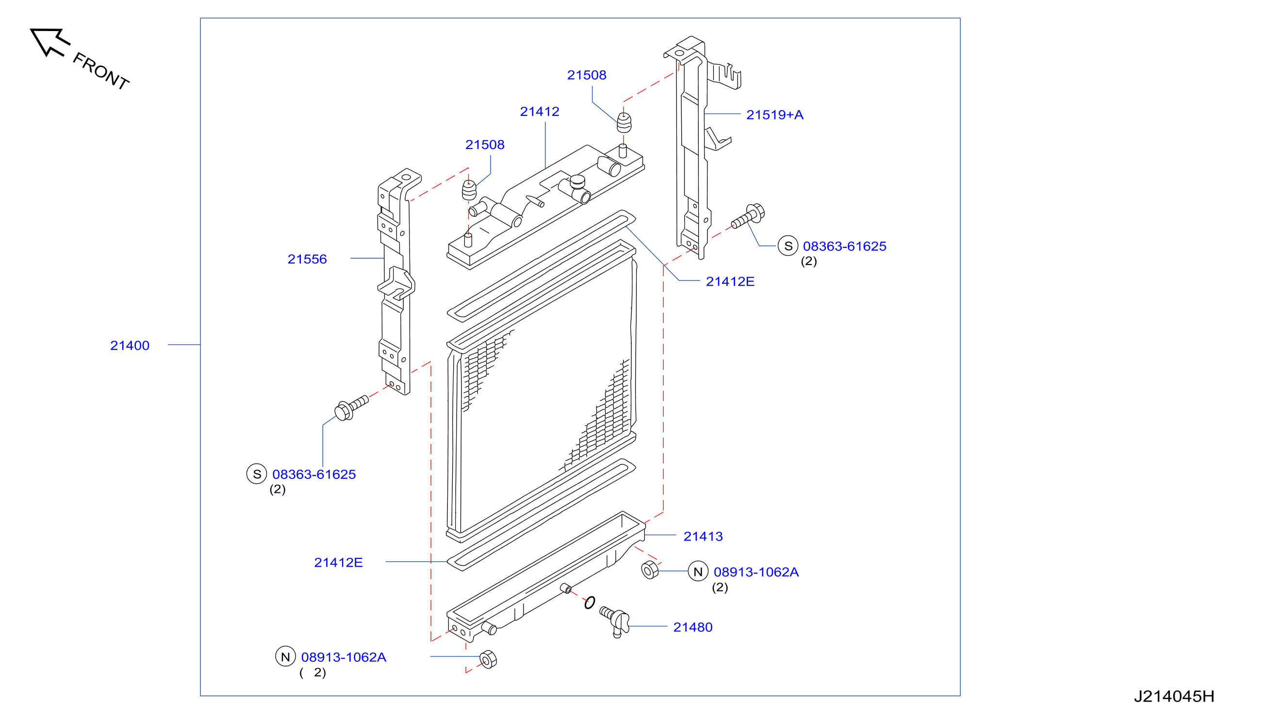 Radiator Shroud Inverter Cooling Radiator