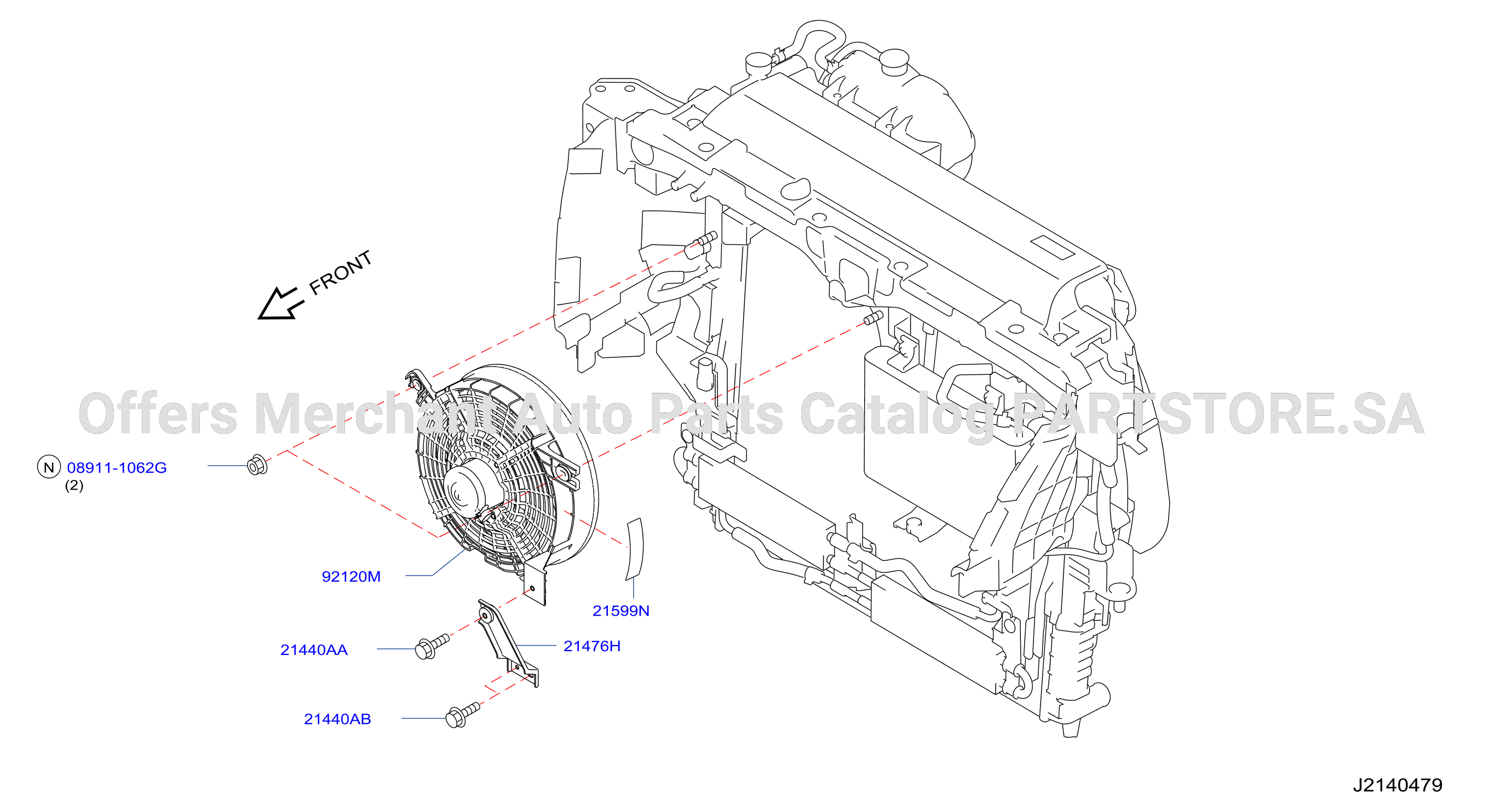 Radiator Shroud Inverter Cooling Radiator Fan
