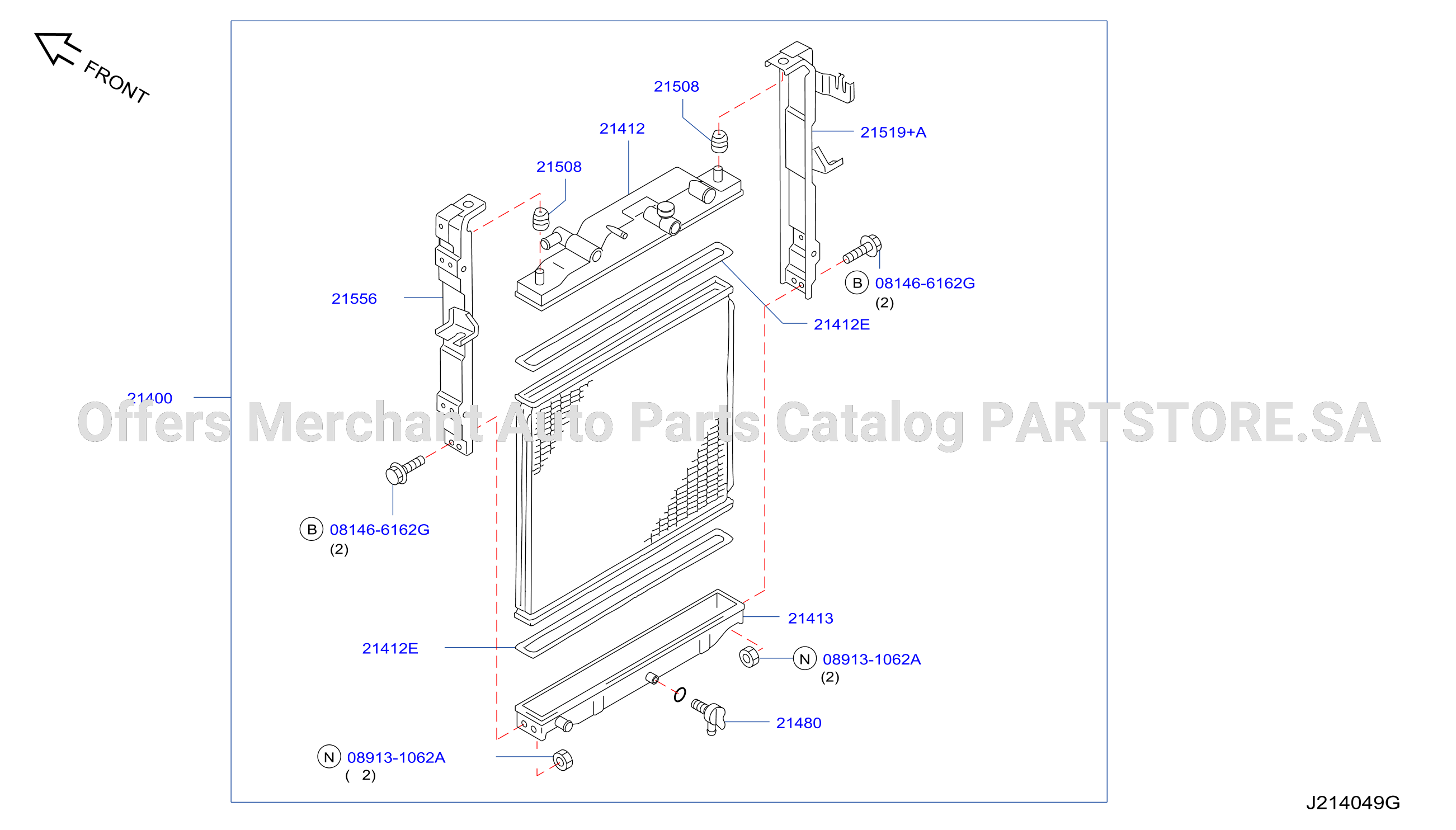 Radiator Shroud Inverter Cooling Radiator