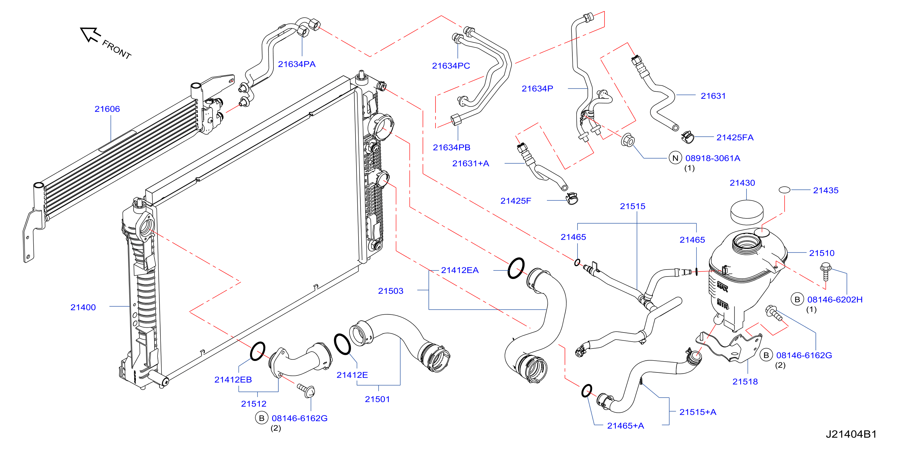 Radiator Shroud Inverter Cooling Fitting Parts