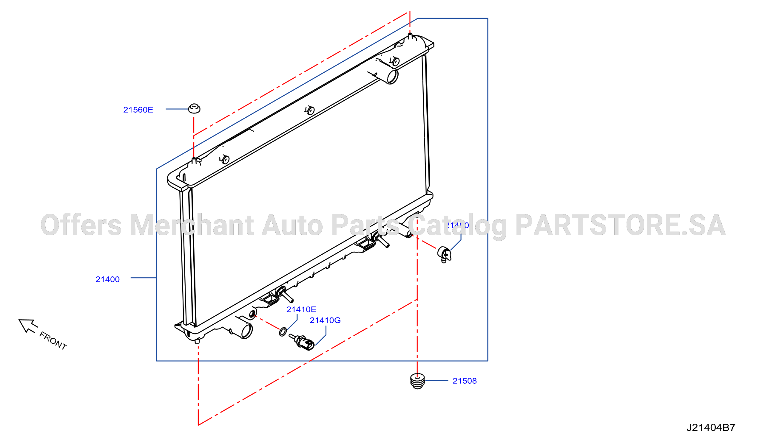 Radiator Shroud Inverter Cooling Radiator
