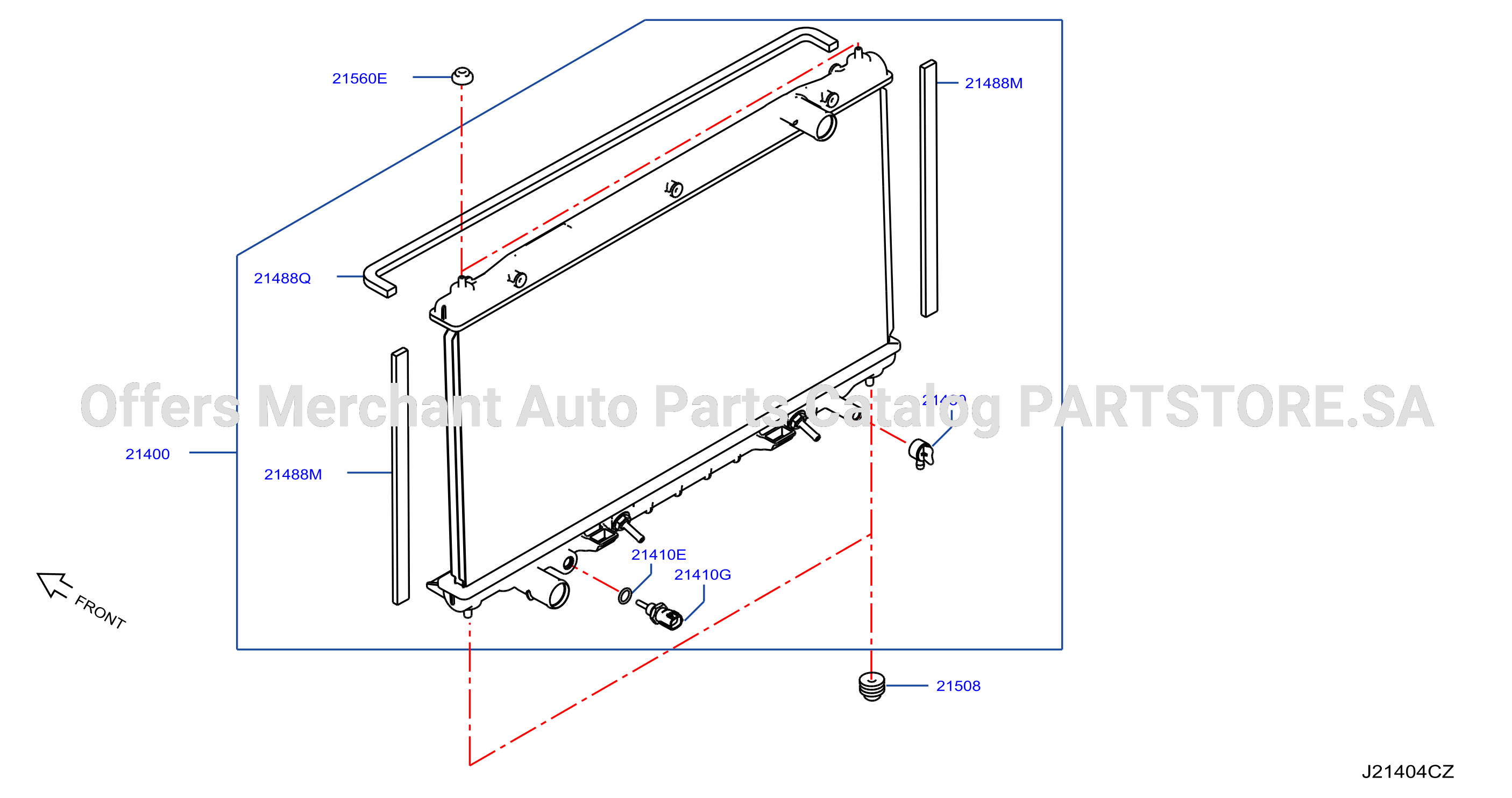 Radiator Shroud Inverter Cooling Radiator