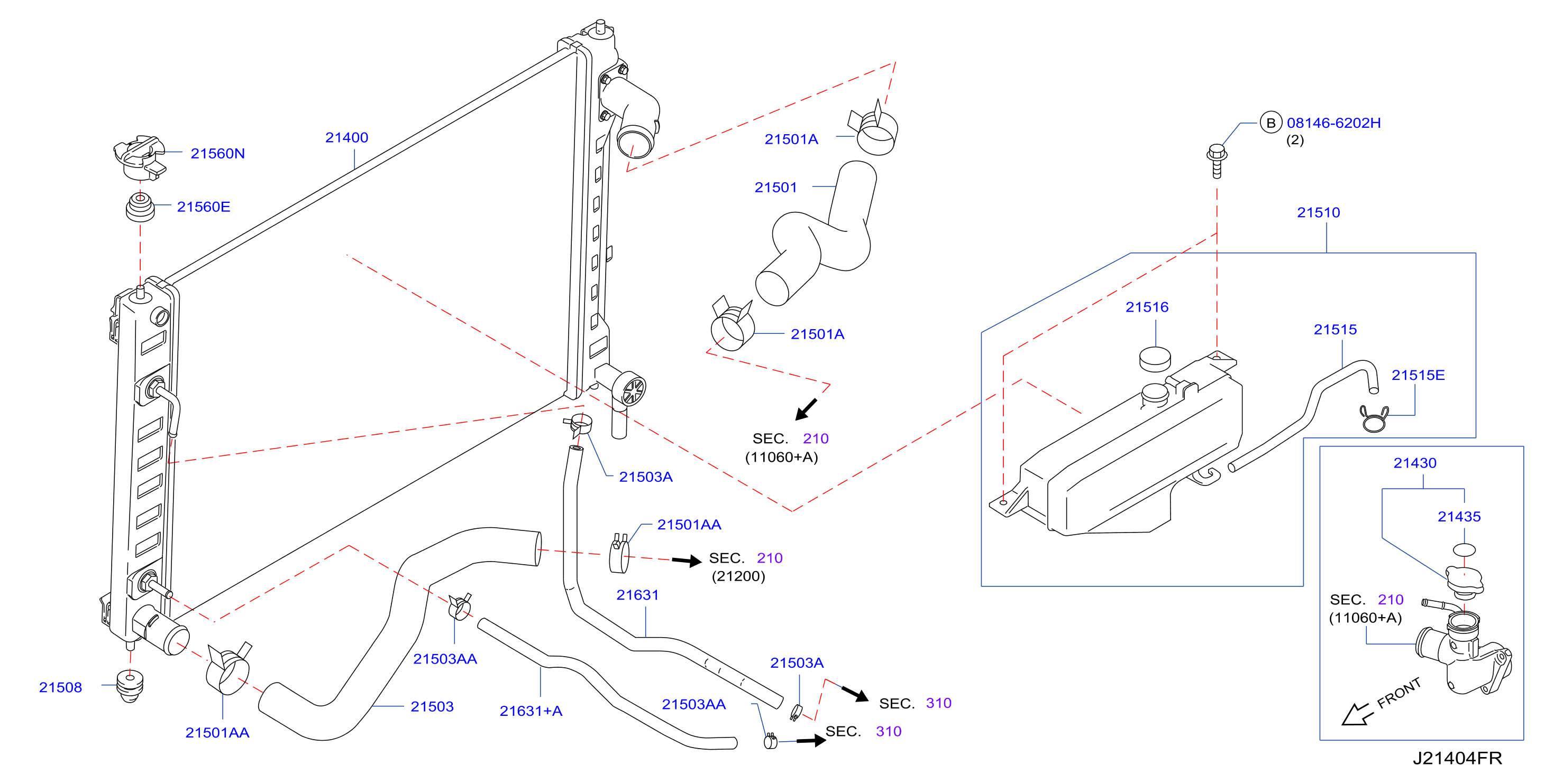 Radiator Shroud Inverter Cooling Fitting Parts