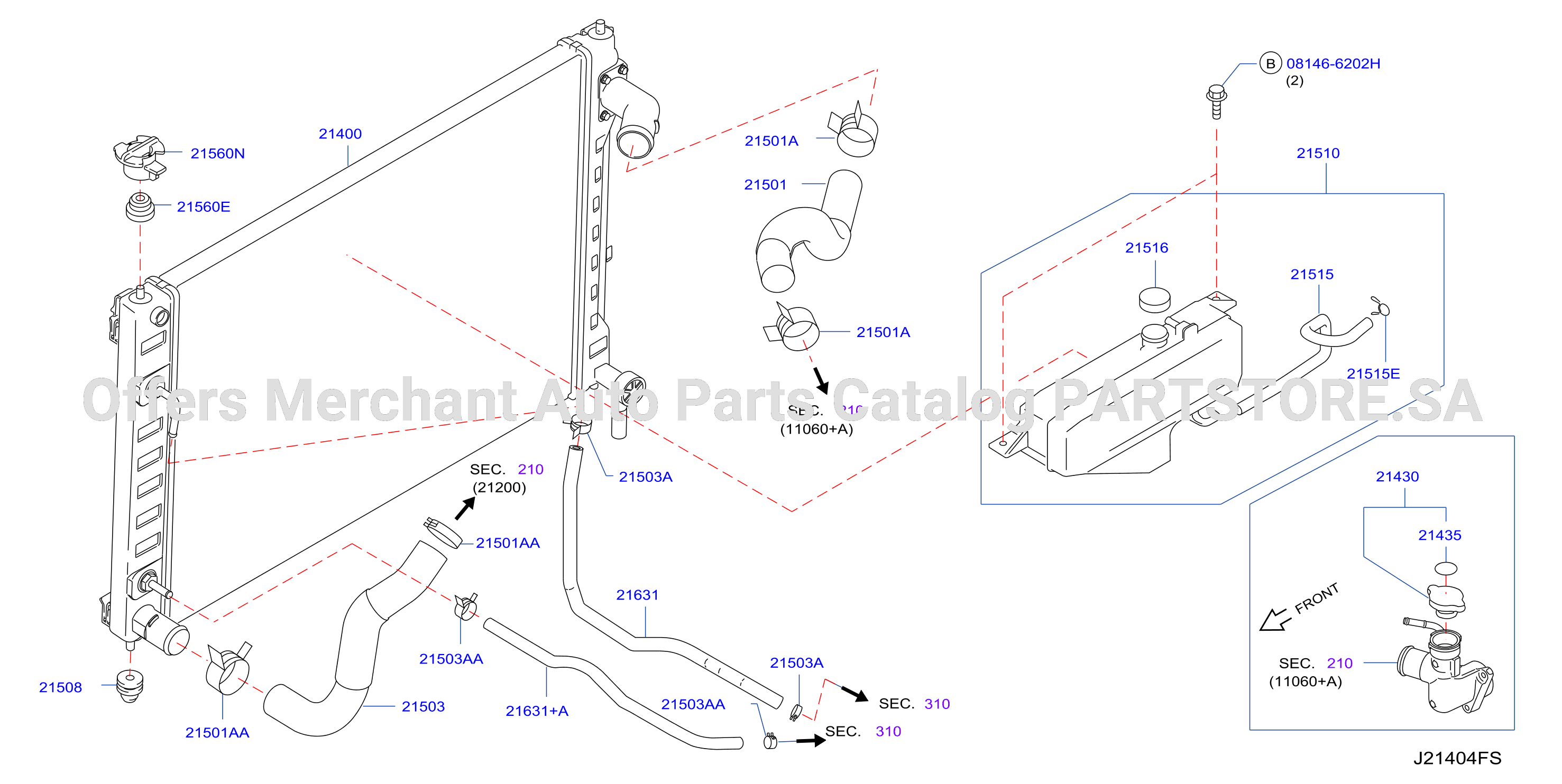 Radiator Shroud Inverter Cooling Fitting Parts