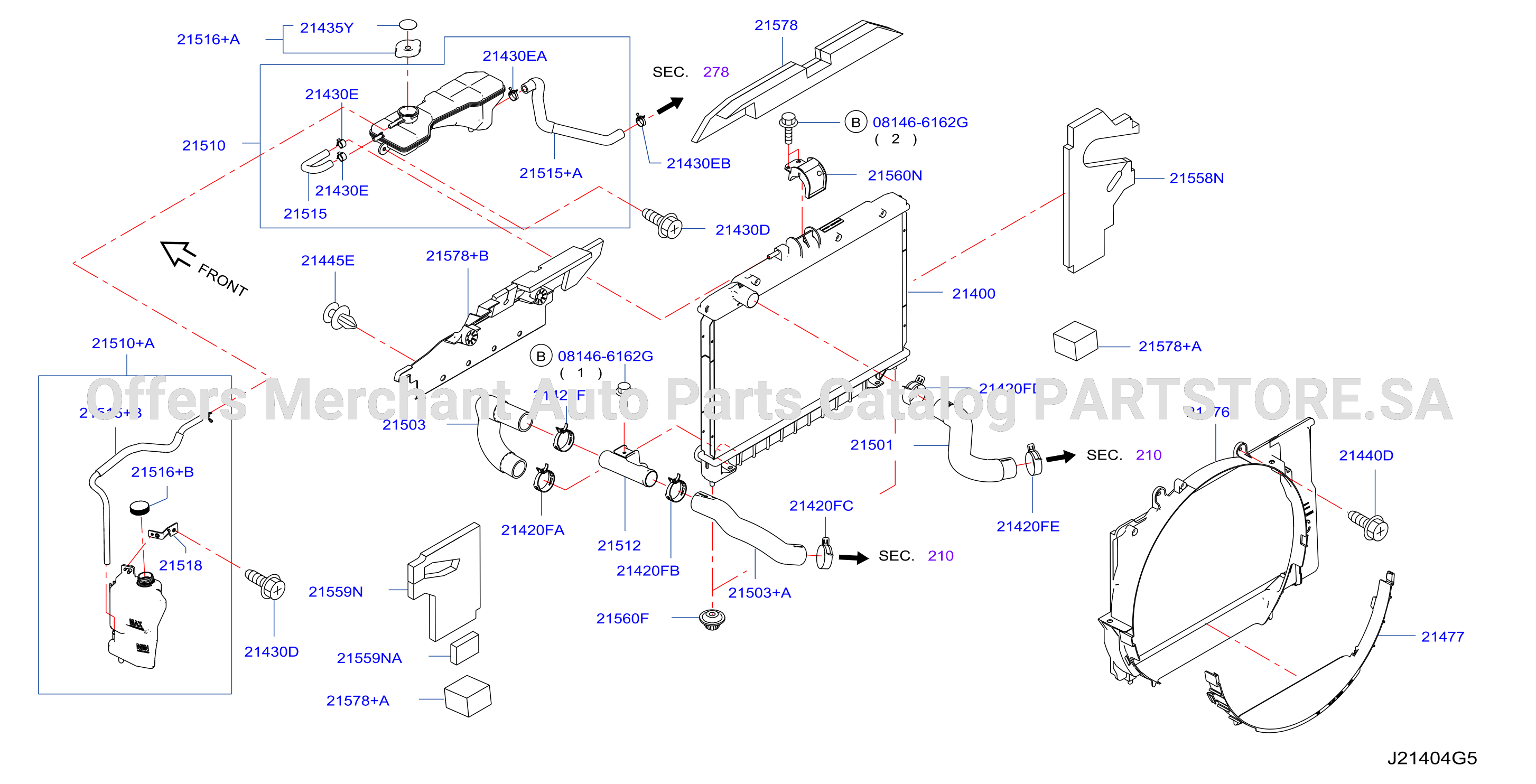 Radiator Shroud Inverter Cooling Fitting Parts