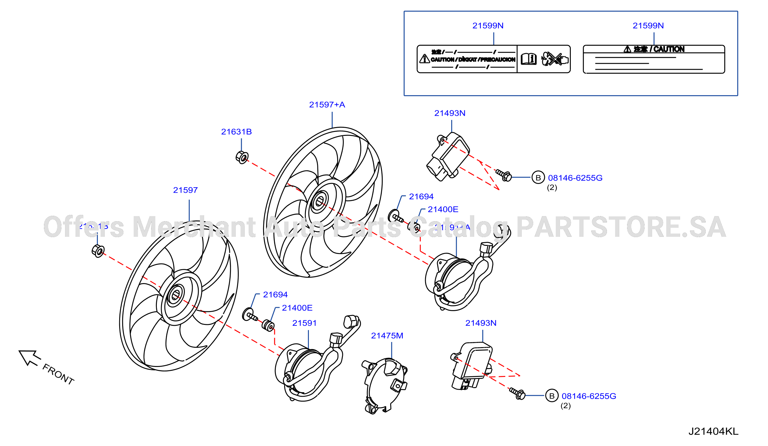 Radiator Shroud Inverter Cooling Fan Motor