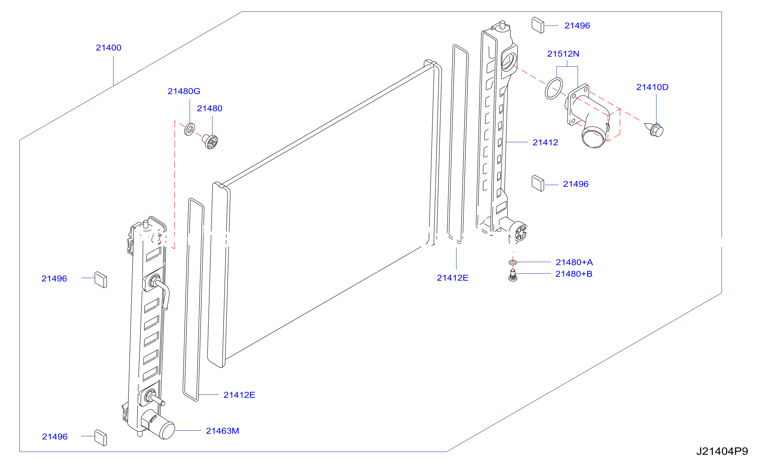 Radiator Shroud Inverter Cooling Radiator