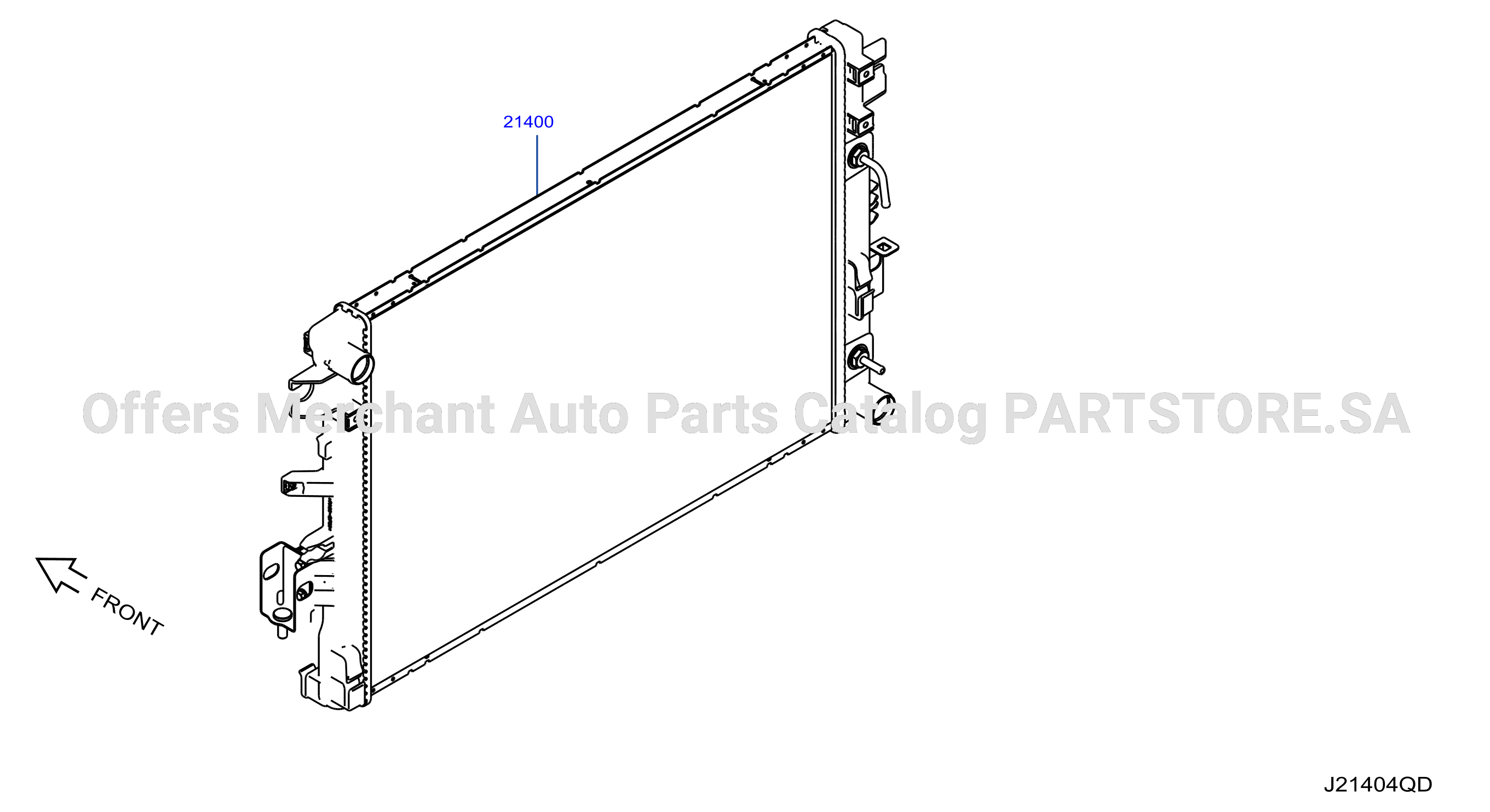 Radiator Shroud Inverter Cooling Radiator