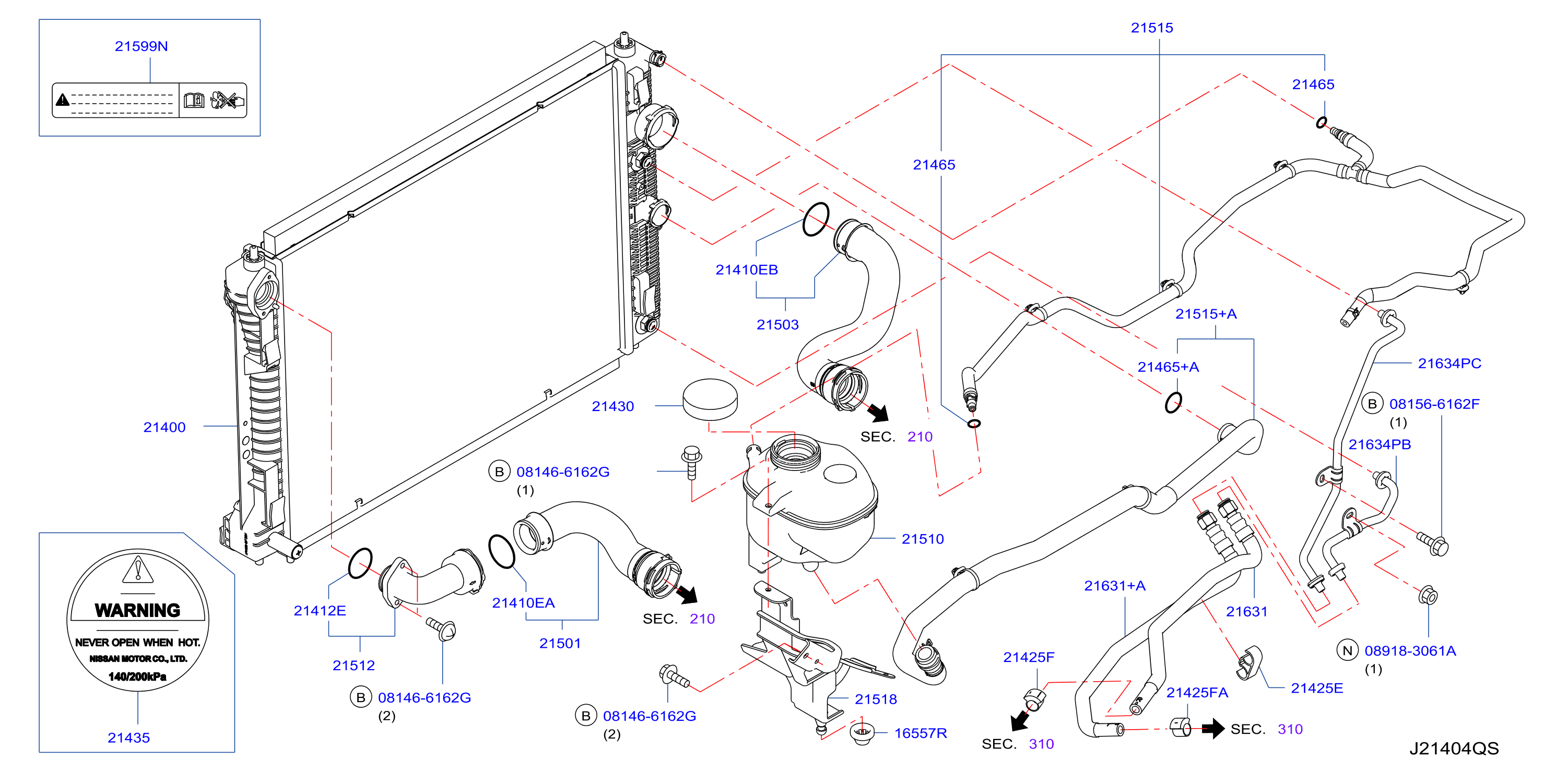 Radiator Shroud Inverter Cooling Fitting Parts