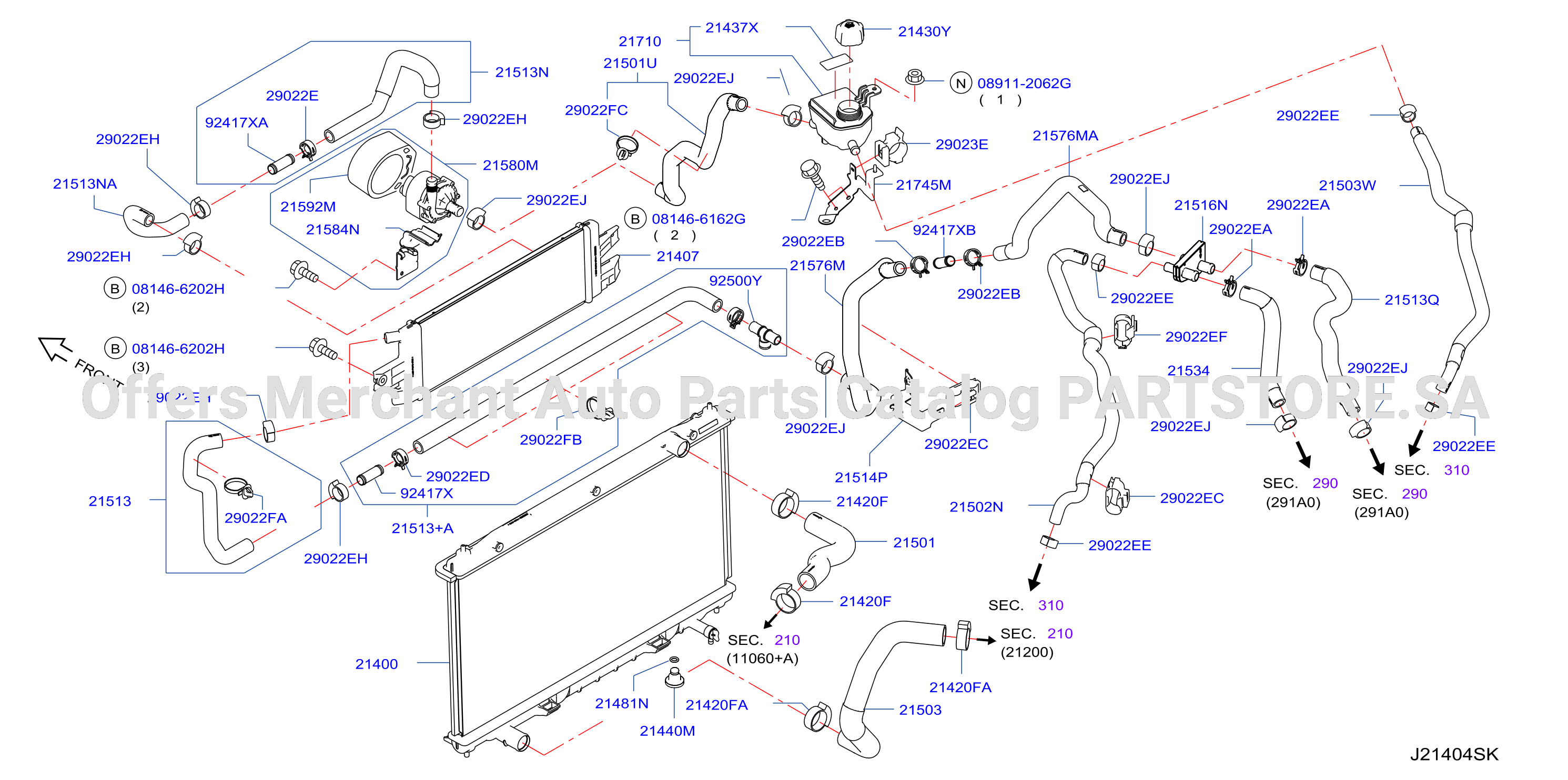 Radiator Shroud Inverter Cooling Fitting Parts