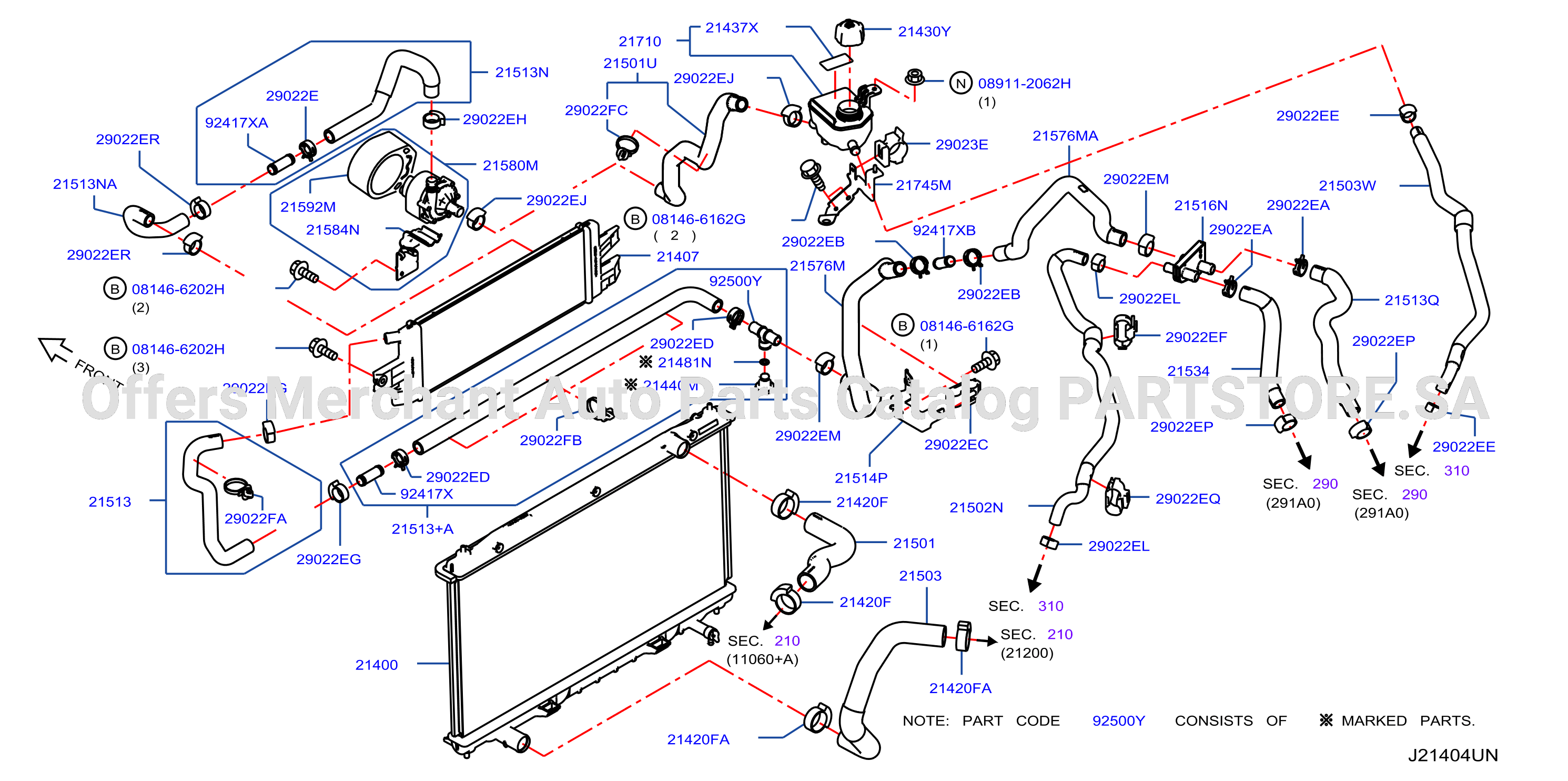 Radiator Shroud Inverter Cooling Fitting Parts