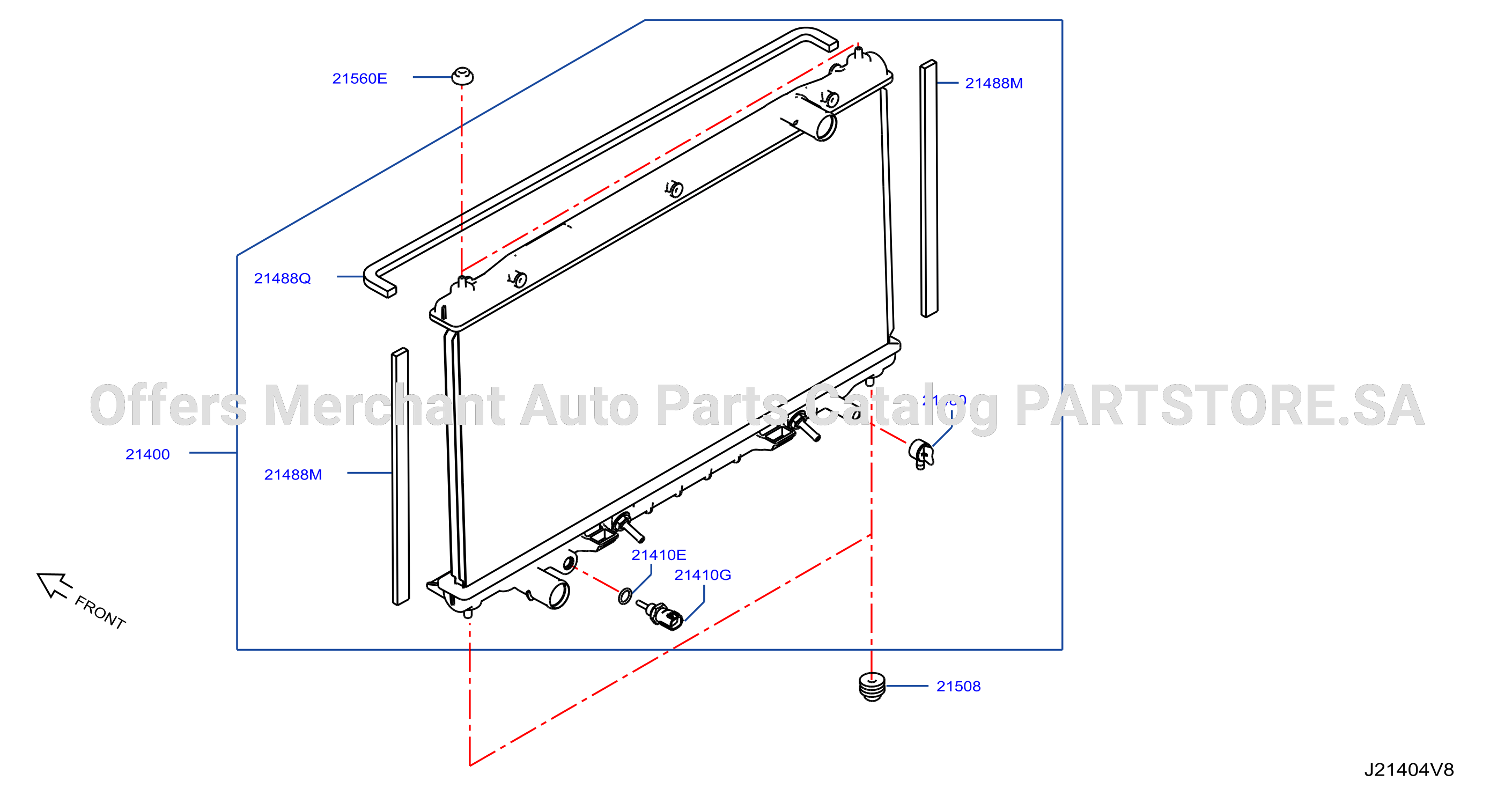 Radiator Shroud Inverter Cooling Radiator