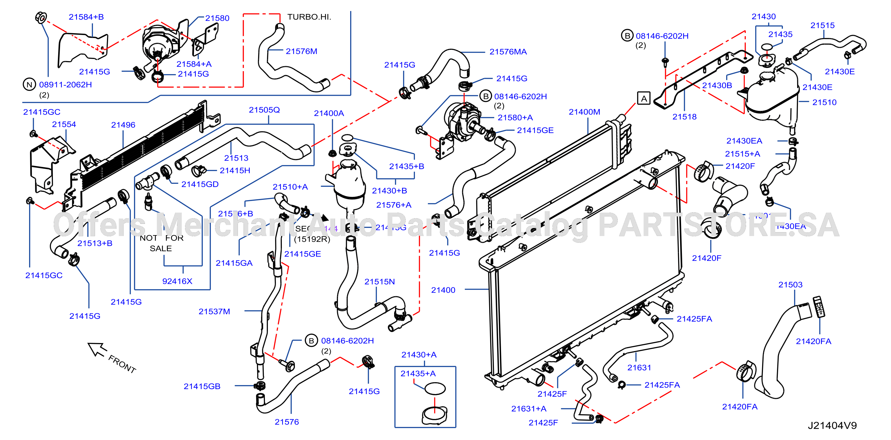 Radiator Shroud Inverter Cooling Fitting Parts 1