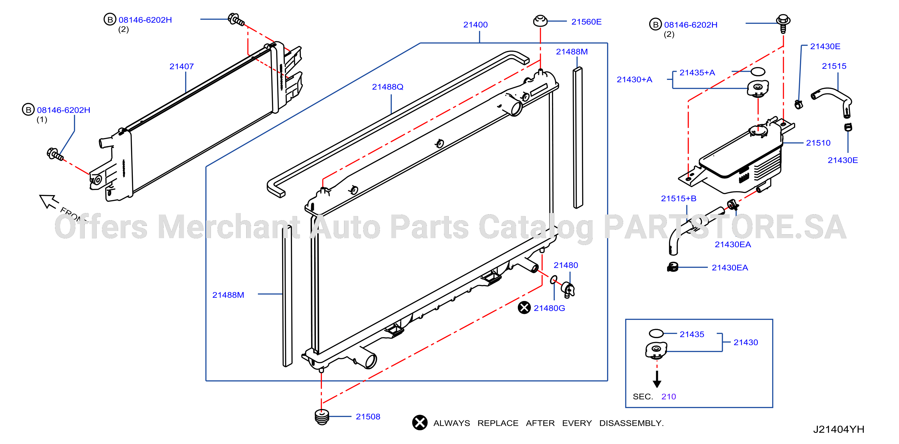 Radiator Shroud Inverter Cooling Radiator